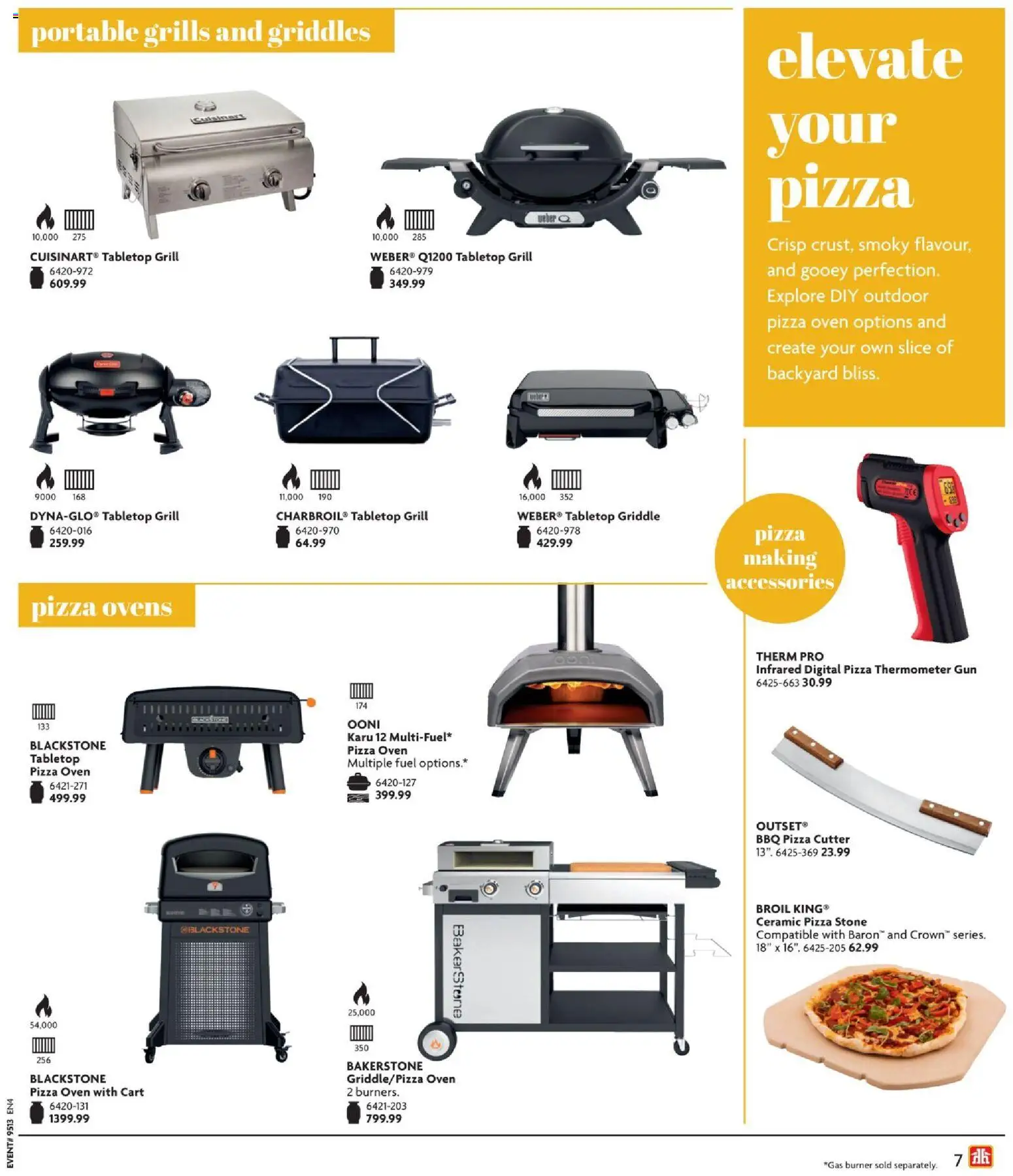 Home Hardware flyer valid from 26.03.2026 | Page: 8 | Products: Oven, Grill, Thermometer, Pizza
