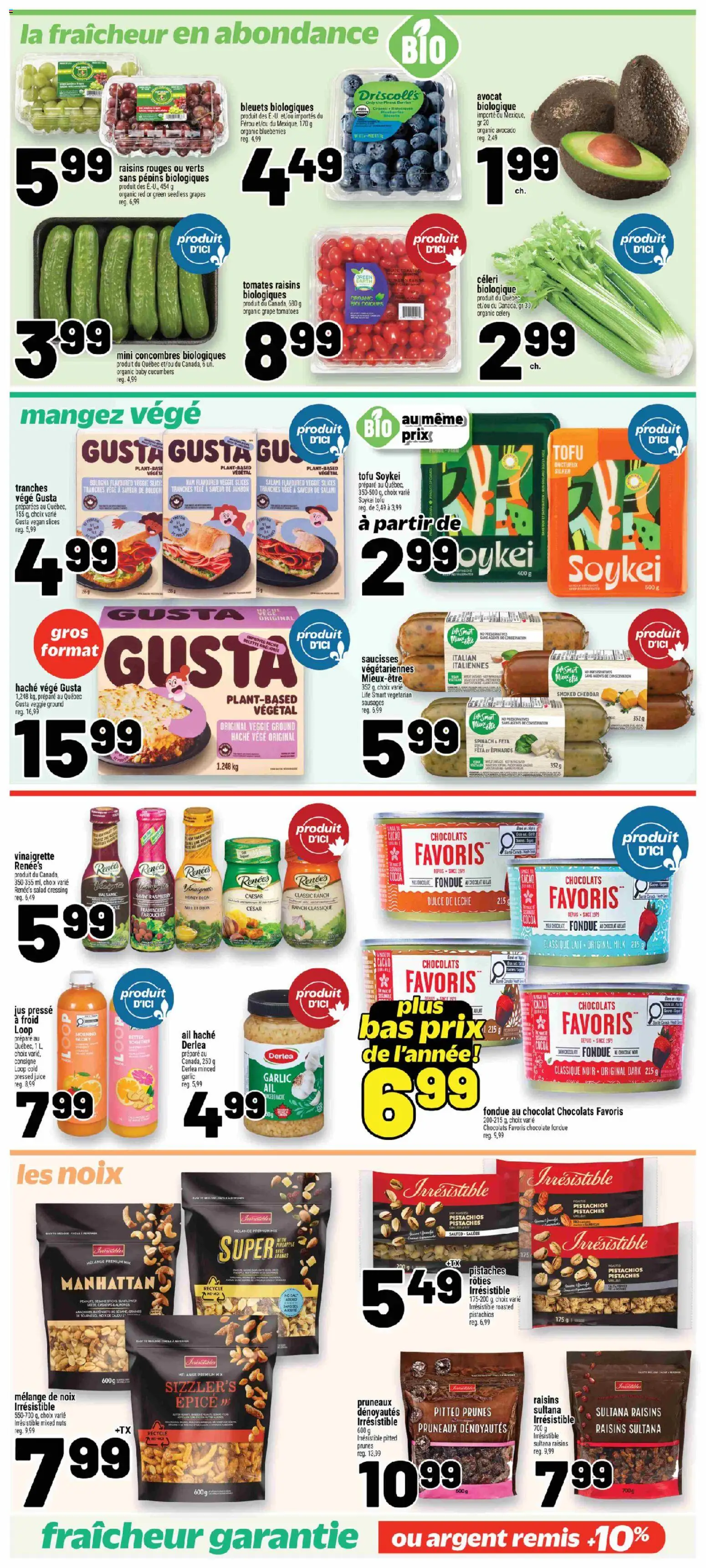 Metro flyer valid from Sep 24, 2026 | Page: 8 | Products: Sausages, Cheddar, Juice, Tomatoes