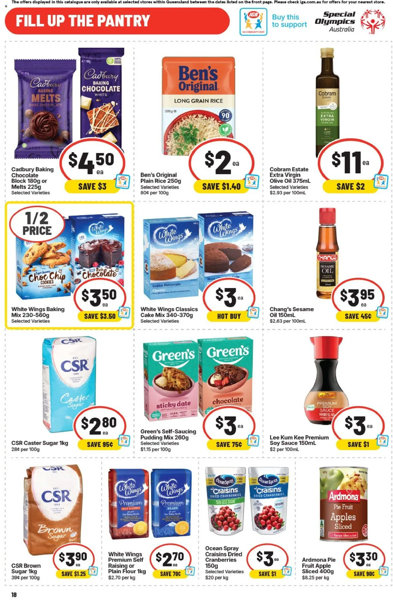 IGA catalogue - valid from 06.05.2026 | Page: 19 | Products: Oil, Pudding, Sugar, Date