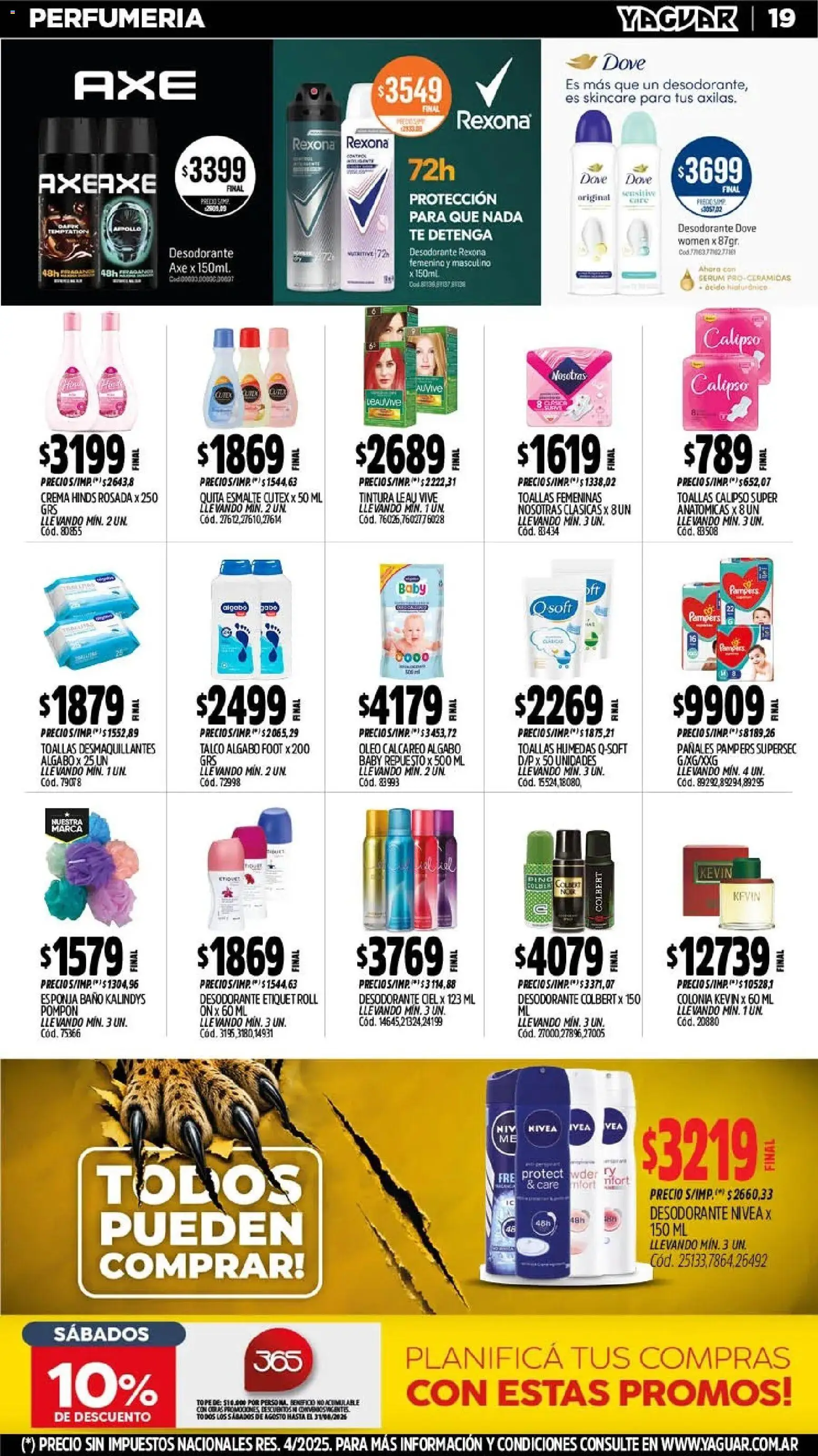 Yaguar - Oferta Semanal Trelew │ válido desde el 03/08/2026 | Página: 21 | Productos: Serum, Tintura, Esponja, Té