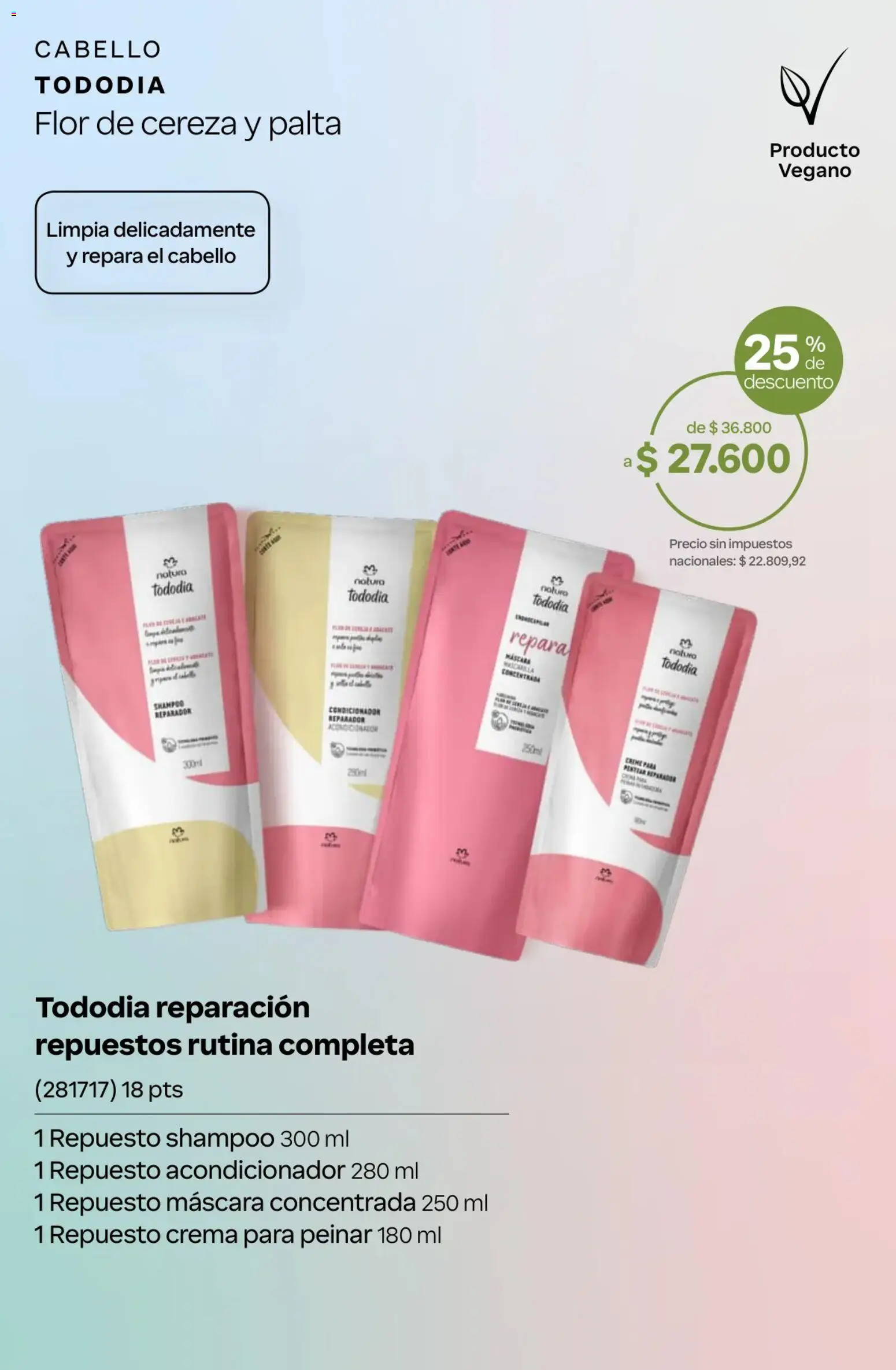Catálogo Natura Ciclo 13 │ válido desde el 02/09/2026 | Página: 63 | Productos: Shampoo, Acondicionador, Palta, Crema