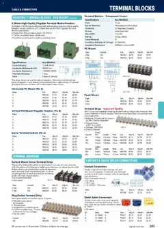 Preview of Jaycar Engineering & Scientific Catalogue 2025/2026  - valid from 09.07.2025 | Page: 283