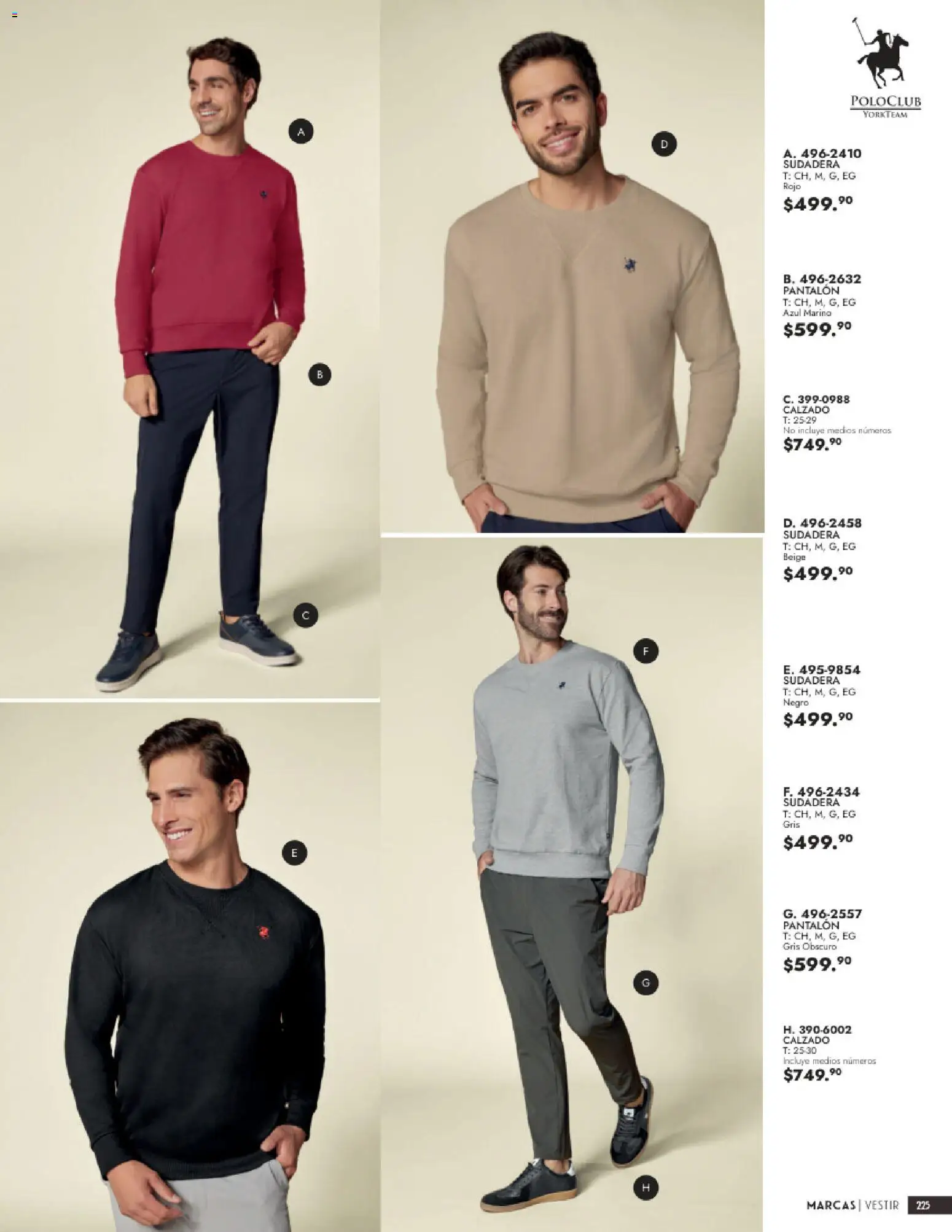 Nuevas ofertas de Andrea válidas en toda la República Mexicana desde el 23/08/2026. ¡Encuentra las mejores ofertas en Andrea catálogo Vestir Caballero! | Página: 67 | Productos: Sudadera