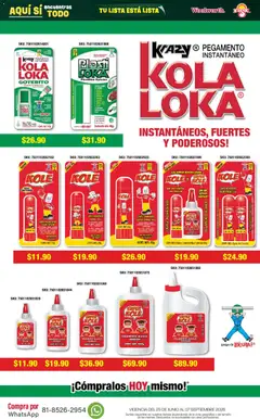 Vista previa de Del Sol y Woolworth catálogo Back To School, nuevo folleto de la tienda, válido en México a partir del 25/06/2026 | Página: 20 | Productos: Pegamento, Pesa, Té