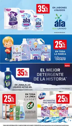 Vista previa La Anonima catálogo válido desde el 16/07/2026 | Página: 27 | Productos: Antigrasa, Lavavajillas, Inodoro, Espuma