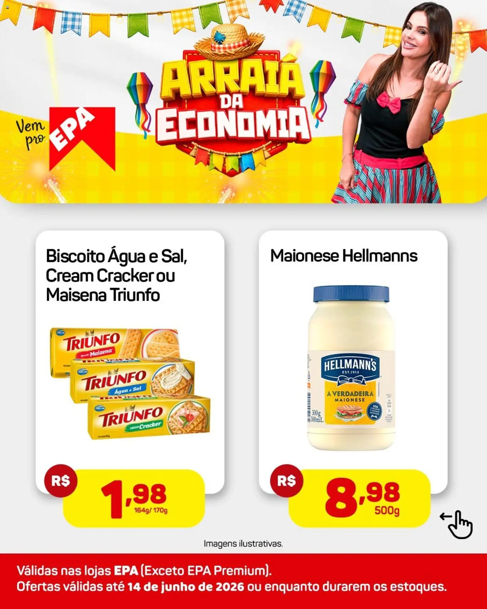 EPA Folheto - válido de 08.06.2026 | Página: 4 | Produtos: Biscoito, Sal, Maionese, Cream cracker