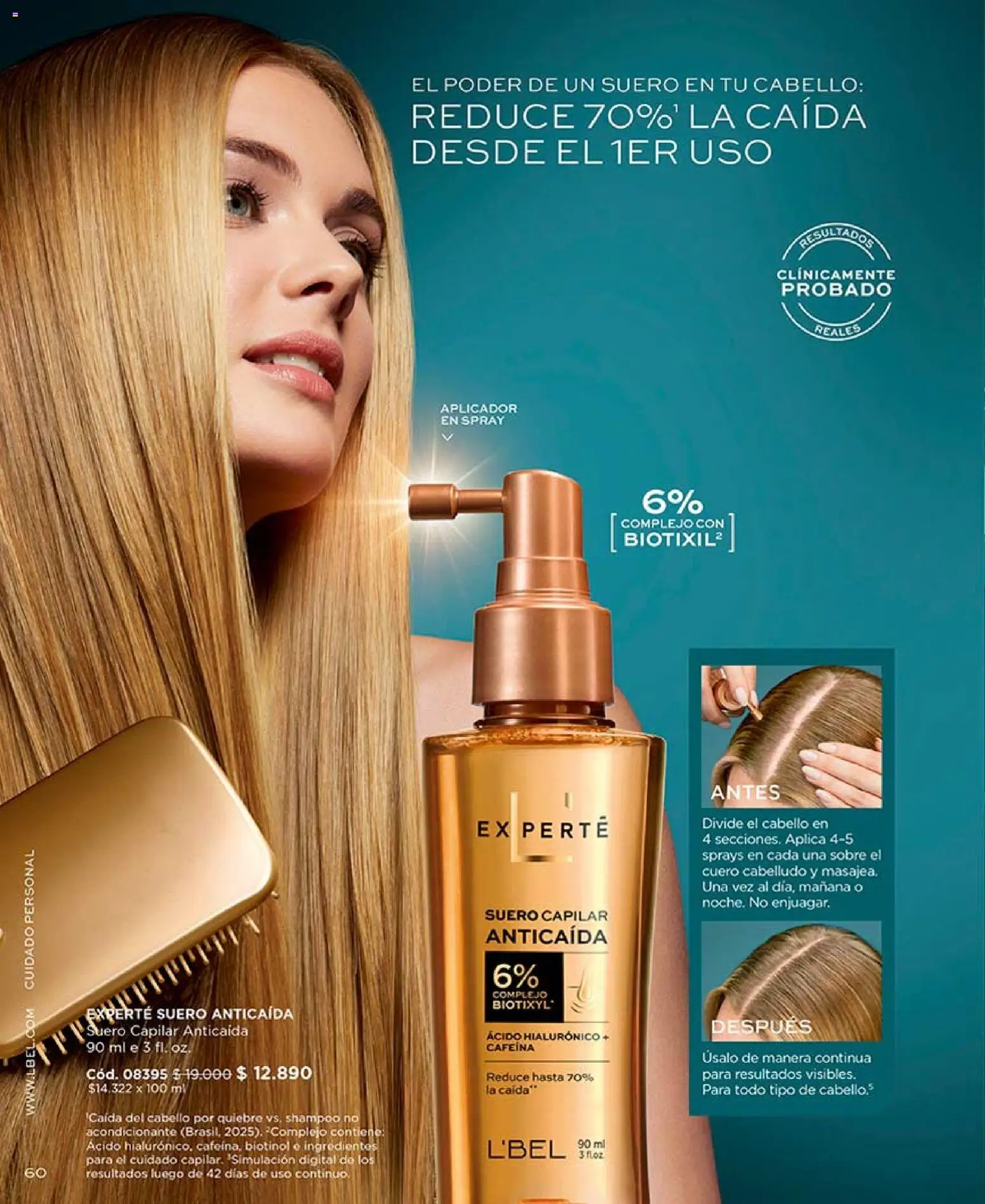 Catálogo L'Bel Campaña 12 │ válido desde el 07.07.2026 | Página: 60 | Productos: Sobre, Shampoo