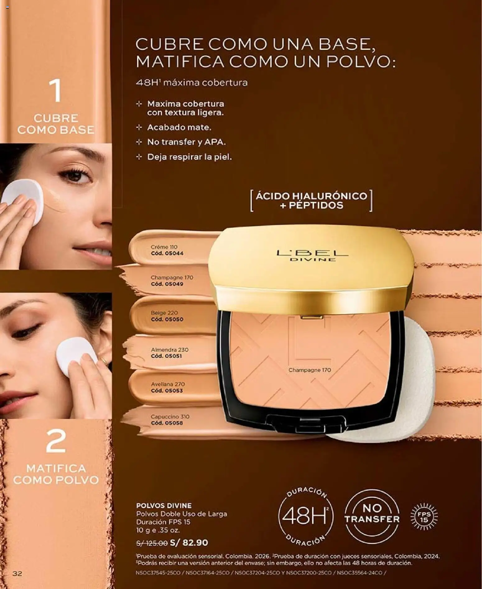 Catálogo L'Bel válido desde 11/07/2026 | Página: 32 | Productos: Polvo