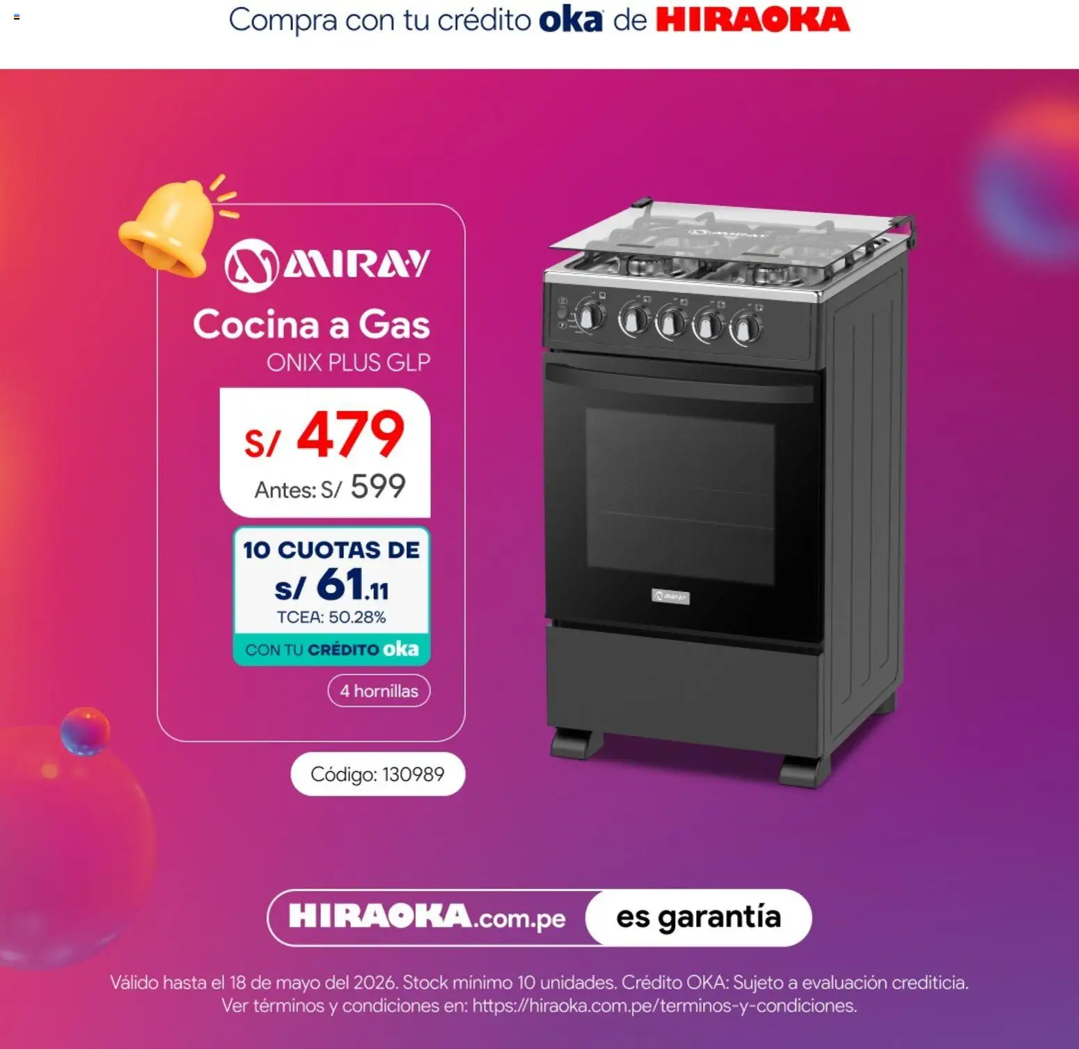 Catálogo Hiraoka válido desde 14.05.2026 | Página: 6 | Productos: Cocina