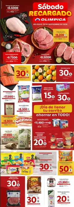 Olímpica catálogo  Sábado recargado -  Vista previa de la revista de la tienda Olímpica valido desde el 26/09/2026