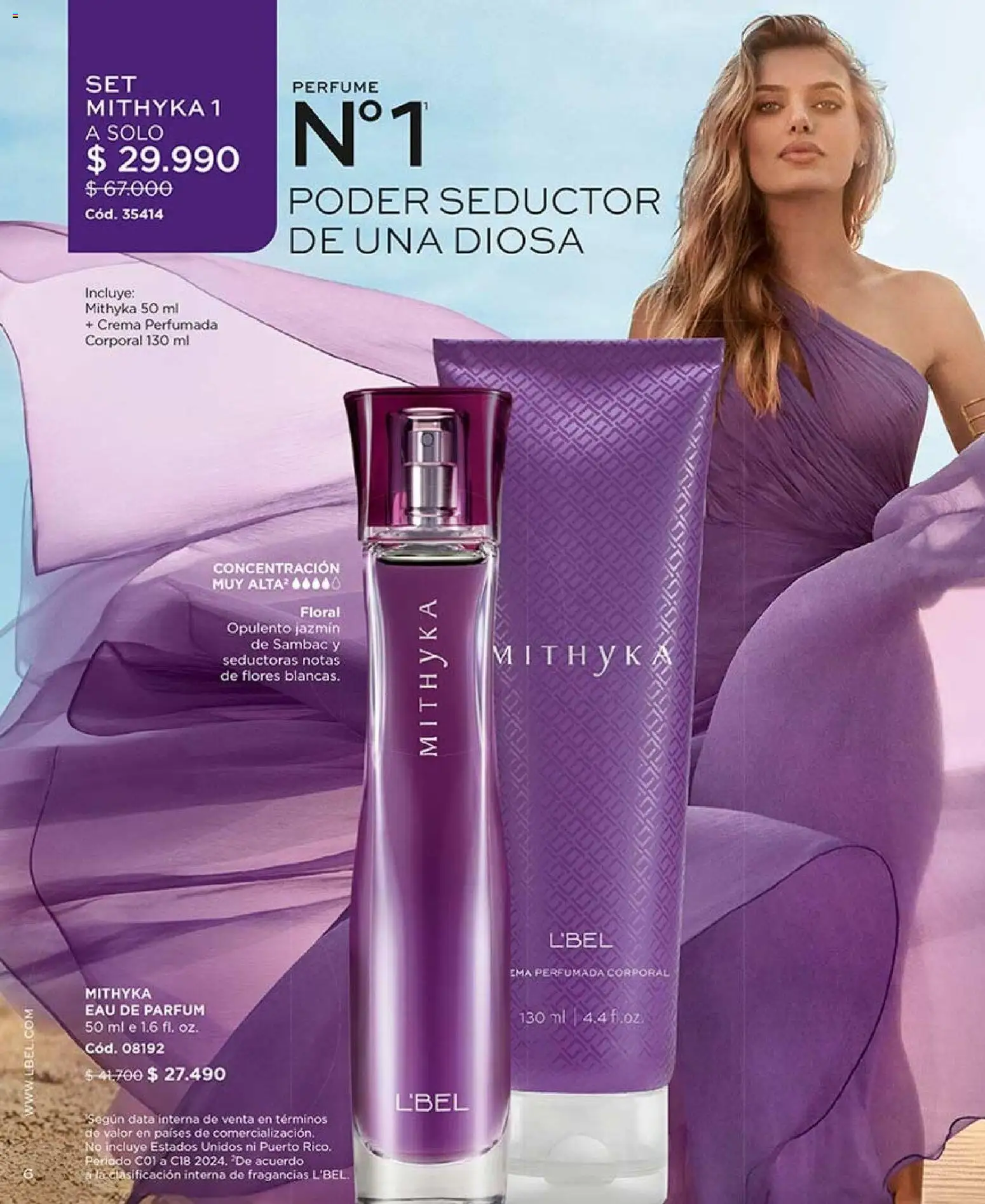 Catálogo L'Bel Campaña 14 │ válido desde el 16.08.2026 | Página: 6 | Productos: Flores, Perfume, Crema