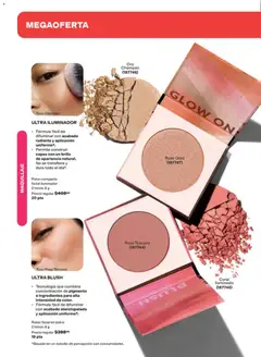 Vista previa de AVON campaña 15 2026, nuevo folleto de la tienda, válido en México a partir del 02/10/2026 | Página: 164 | Productos: Iluminador, Polvo compacto, Ingredientes, Rubor