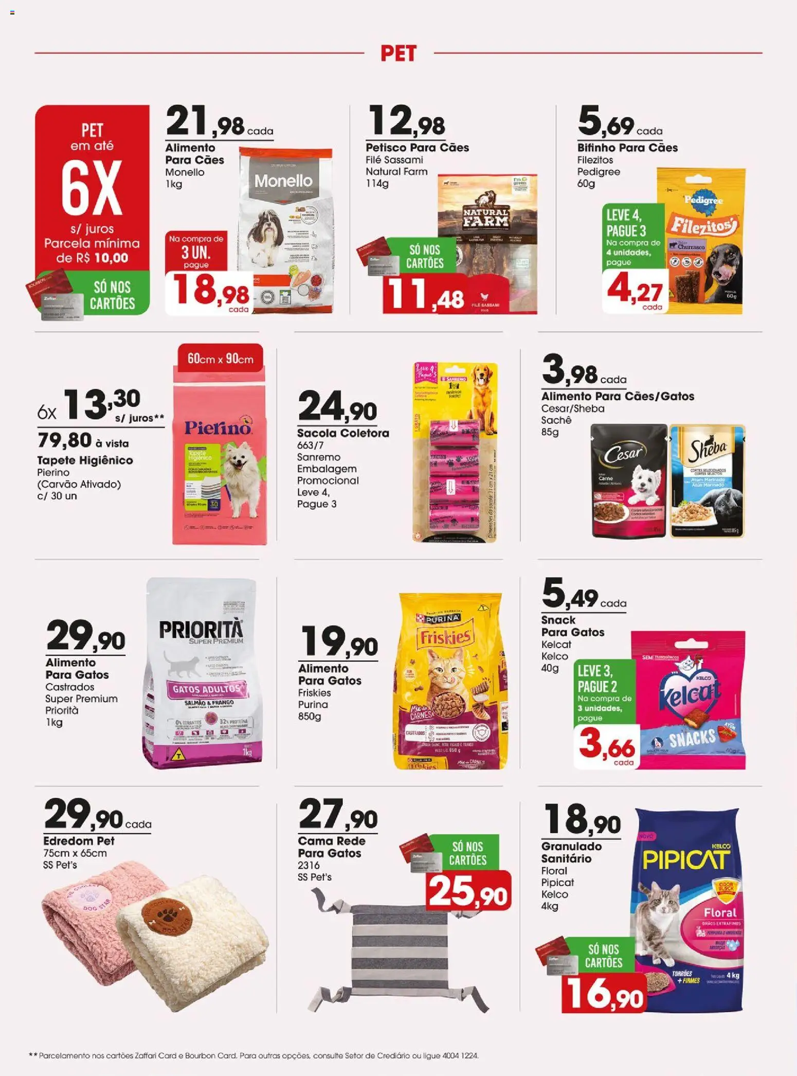 Zaffari Folheto - válido de 31/07/2026 | Página: 12 | Produtos: Salmão, Tapete, Bourbon, Granulado