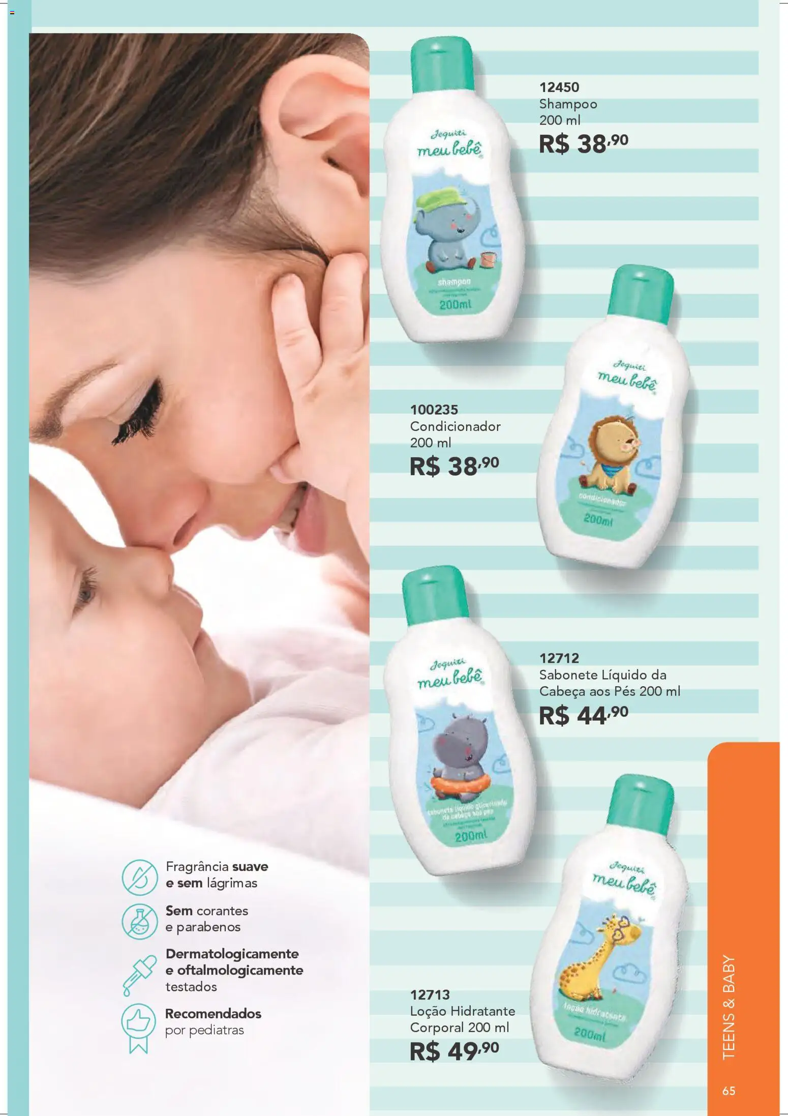Jequiti Folheto - válido de 28.03.2026 | Página: 65 | Produtos: Shampoo, Fragrância, Sabonete, Sabonete líquido
