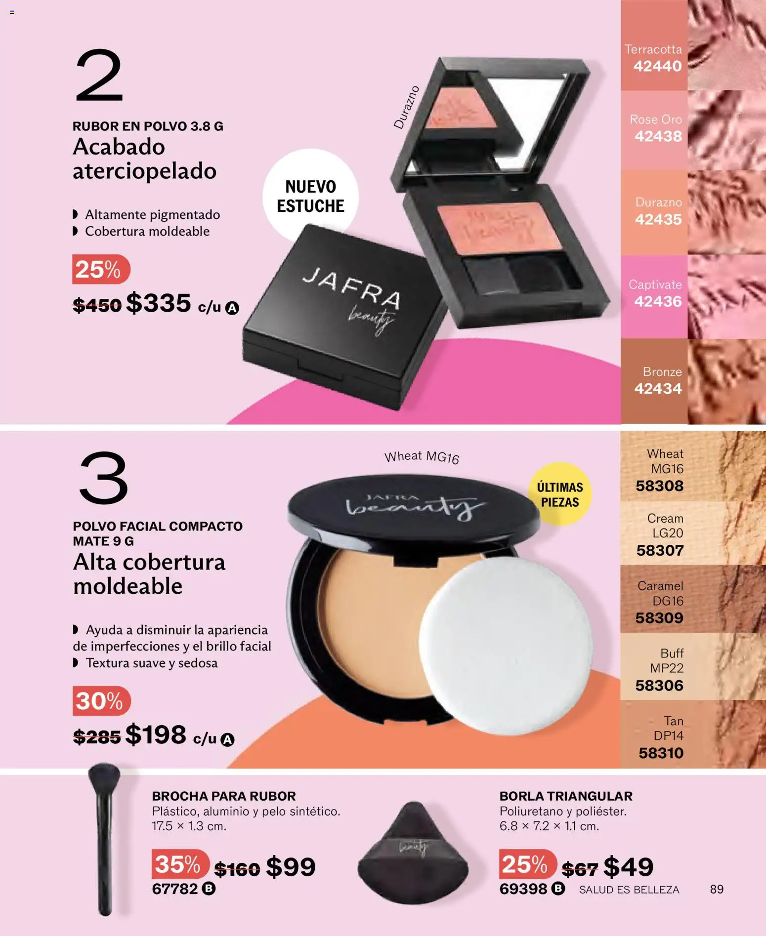Nuevas ofertas de JAFRA válidas en toda la República Mexicana desde el 01/07/2026. ¡Encuentra las mejores ofertas en JAFRA catálogo! | Página: 89