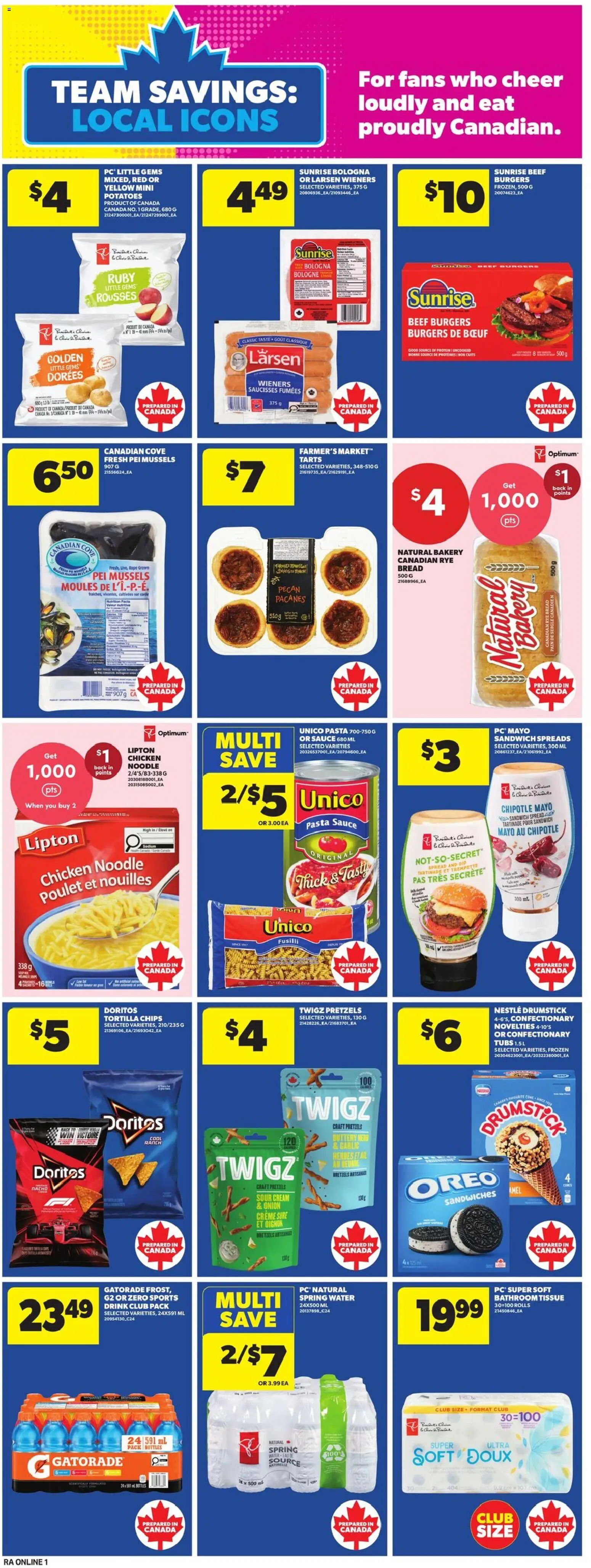 Atlantic Superstore flyer valid from 28.05.2026 | Page: 11 | Products: Chips, Potatoes, Bakery, Chicken