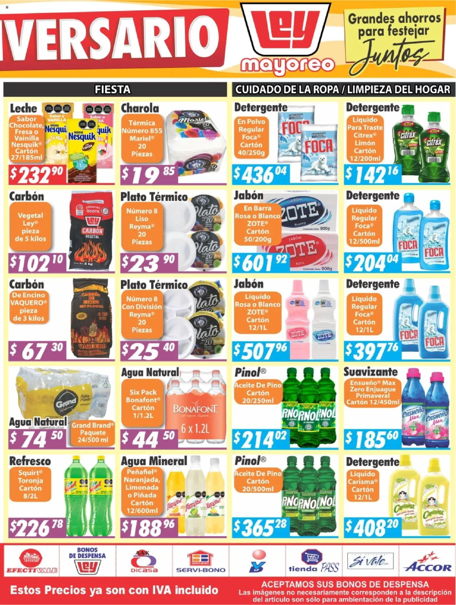 Nuevas ofertas de Casa Ley válidas en toda la República Mexicana desde el 28/09/2026. ¡Encuentra las mejores ofertas en Casa Ley folleto Hermosillo! | Página: 6 | Productos: Aceite, Suavizante, Ropa, Despensa