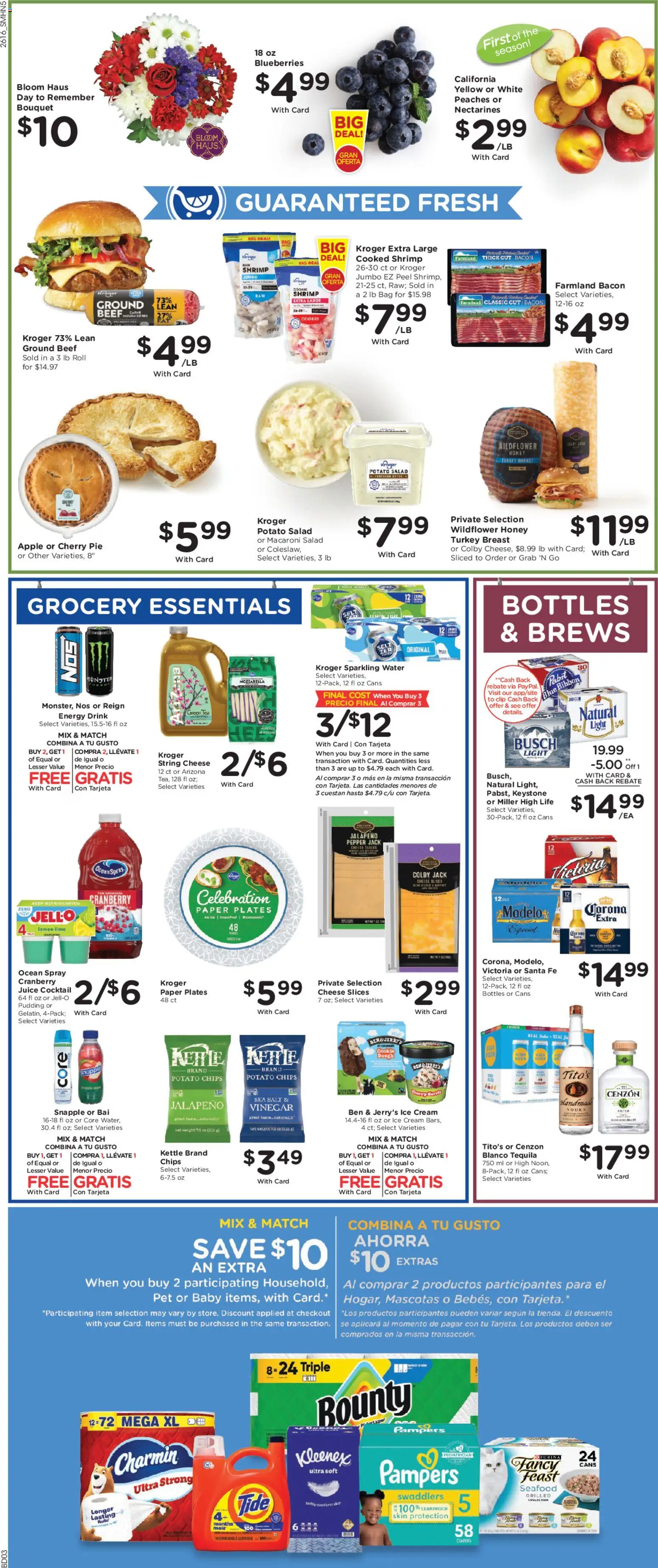 Smith's Weekly Ad - NM - valid from 20.05.2026 | Page: 5 | Products: Peaches, Water, Blueberries, Bag
