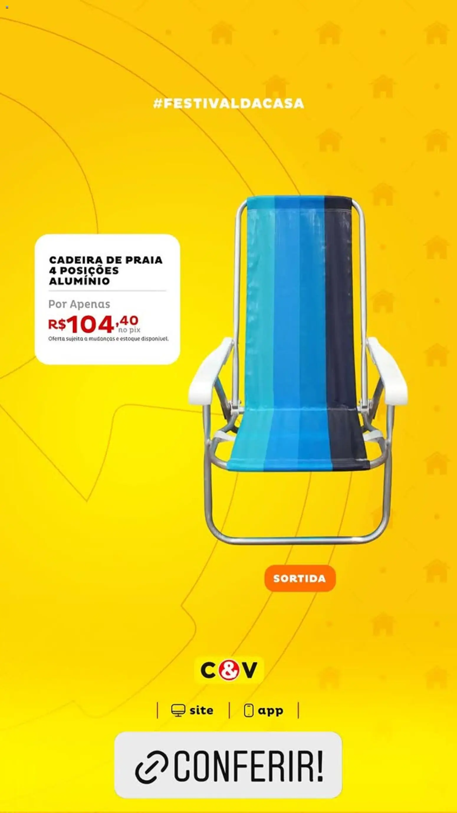 Casa e Video Folheto - válido de 27/08/2026 | Página: 6 | Produtos: Cadeira de praia, Cadeira