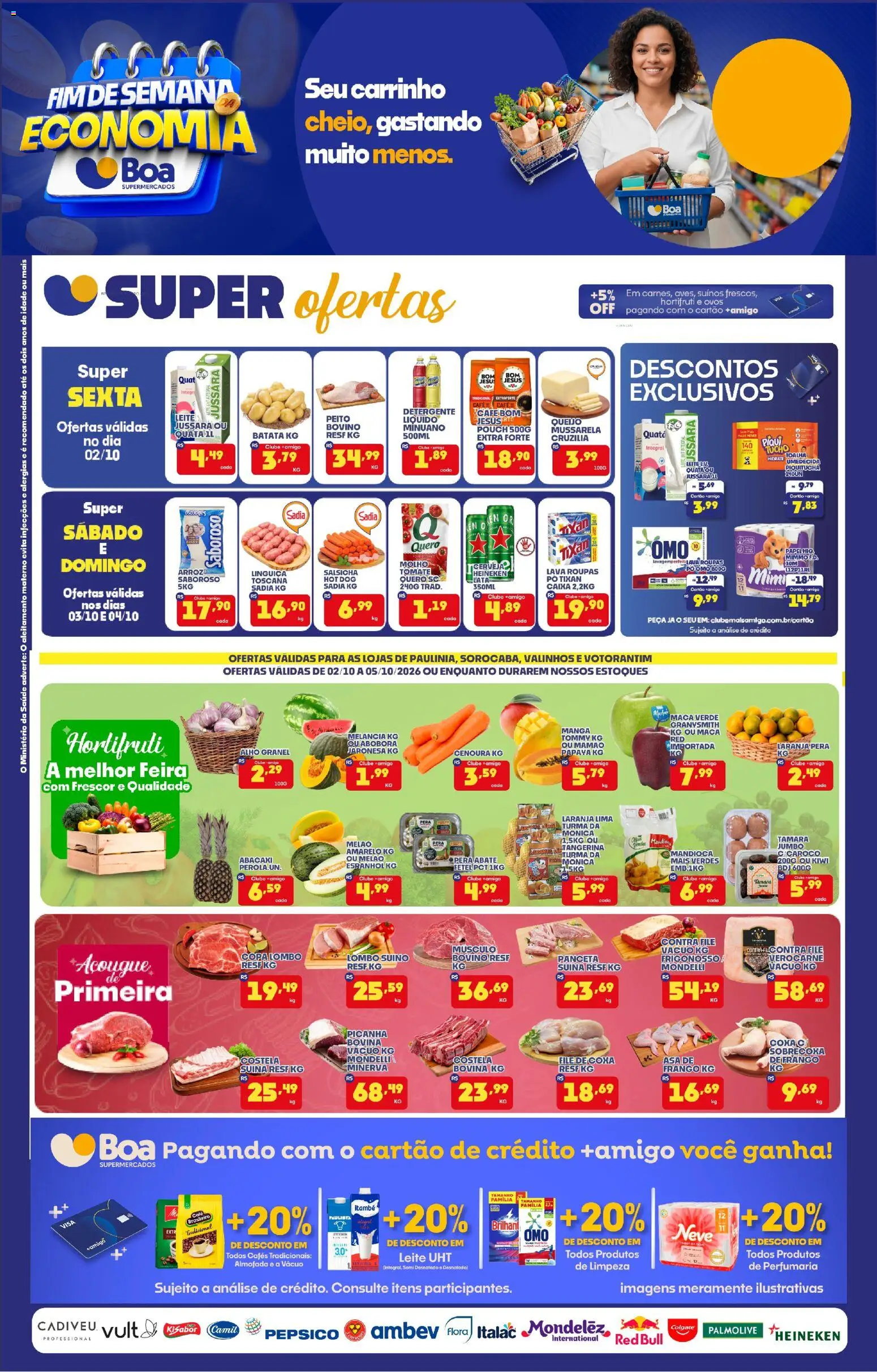 Boa Supermercados Folheto - válido de 02/10/2026 | Página: 1