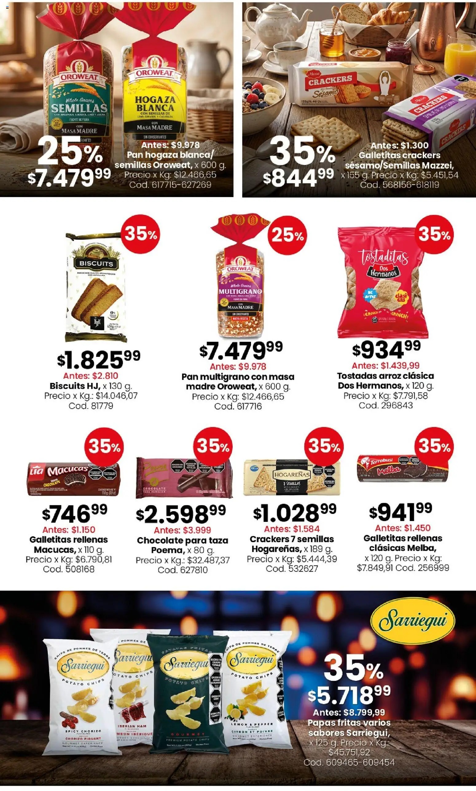 Coto - Almacén y bebidas │ válido desde el 06/07/2026 | Página: 5 | Productos: Taza, Semillas, Pan, Papas fritas