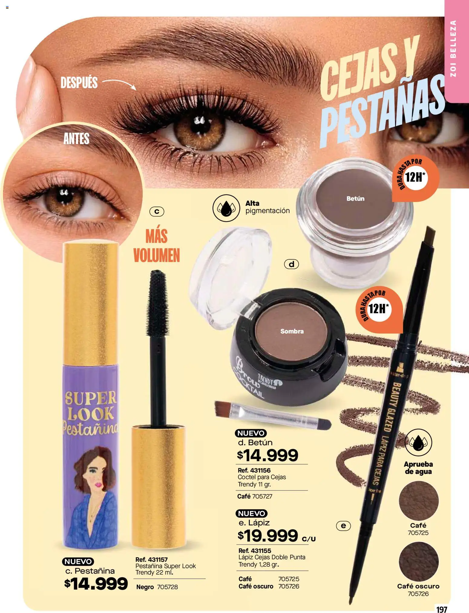 Carmel revista - valida desde el 01/04/2026 | Página: 197 | Productos: Agua, Betún, Sombra, Café