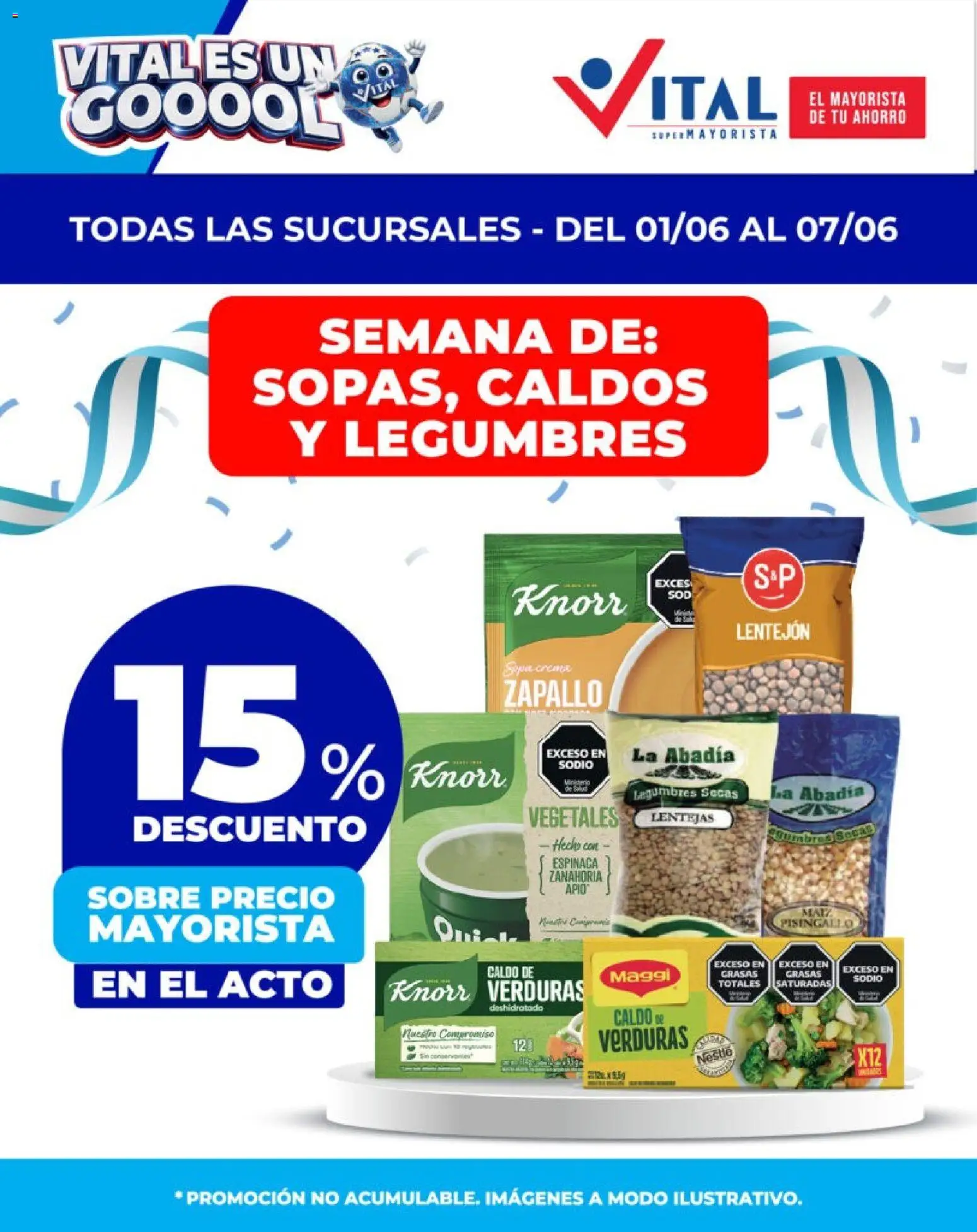 Vital - Ahorrá │ válido desde el 01.06.2026 | Página: 1 | Productos: Zapallo, Apio, Espinaca, Zanahoria