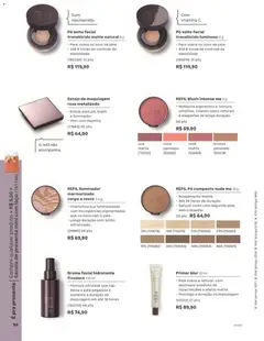 Catálogo Natura - Ciclo 11/2026 - Pré-Visualização do folheto da loja Natura, válido de 29/06/2026 | Página: 94 | Produtos: Pó compacto, Maquiagem, Blush, Primer