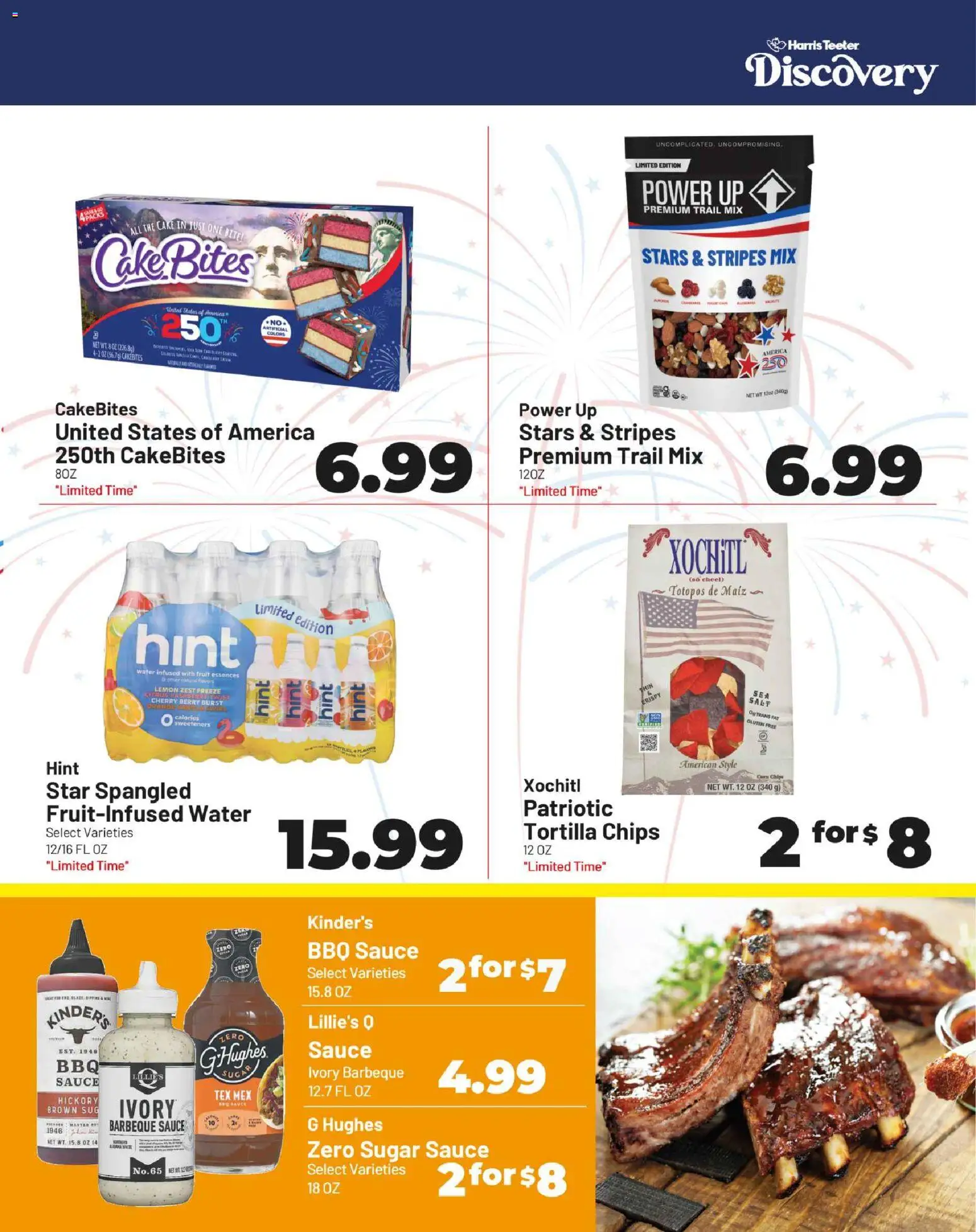 Harris Teeter Monthly Ad - valid from 17.06.2026 | Page: 3 | Products: Chips, Sauce, Sugar, Lemon