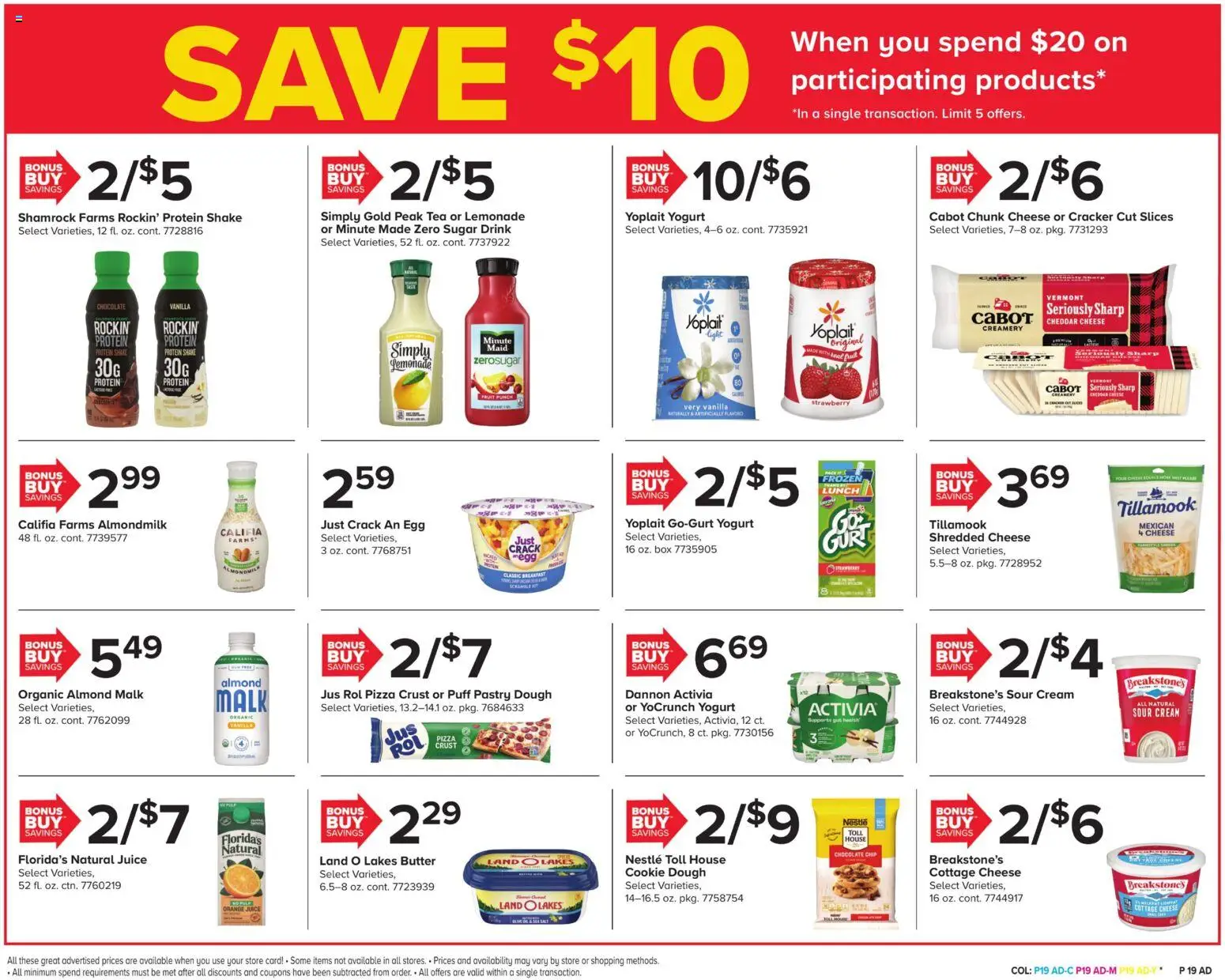 Giant Weekly Ad - valid from 29.05.2026 | Page: 20 | Products: Butter, Sour cream, Sugar, Chocolate Chip