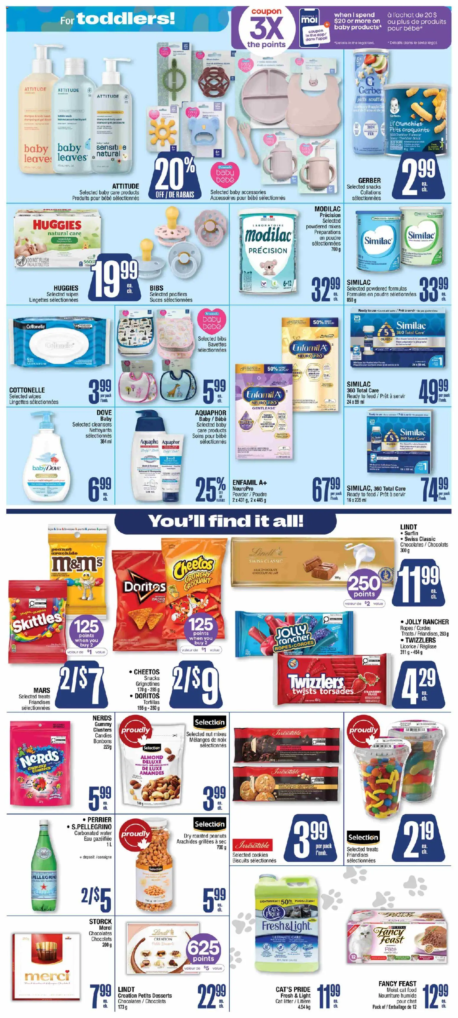 Jean Coutu flyer valid from Sep 10, 2026 | Page: 6 | Products: Nuts, Water, Biscuits, Snacks