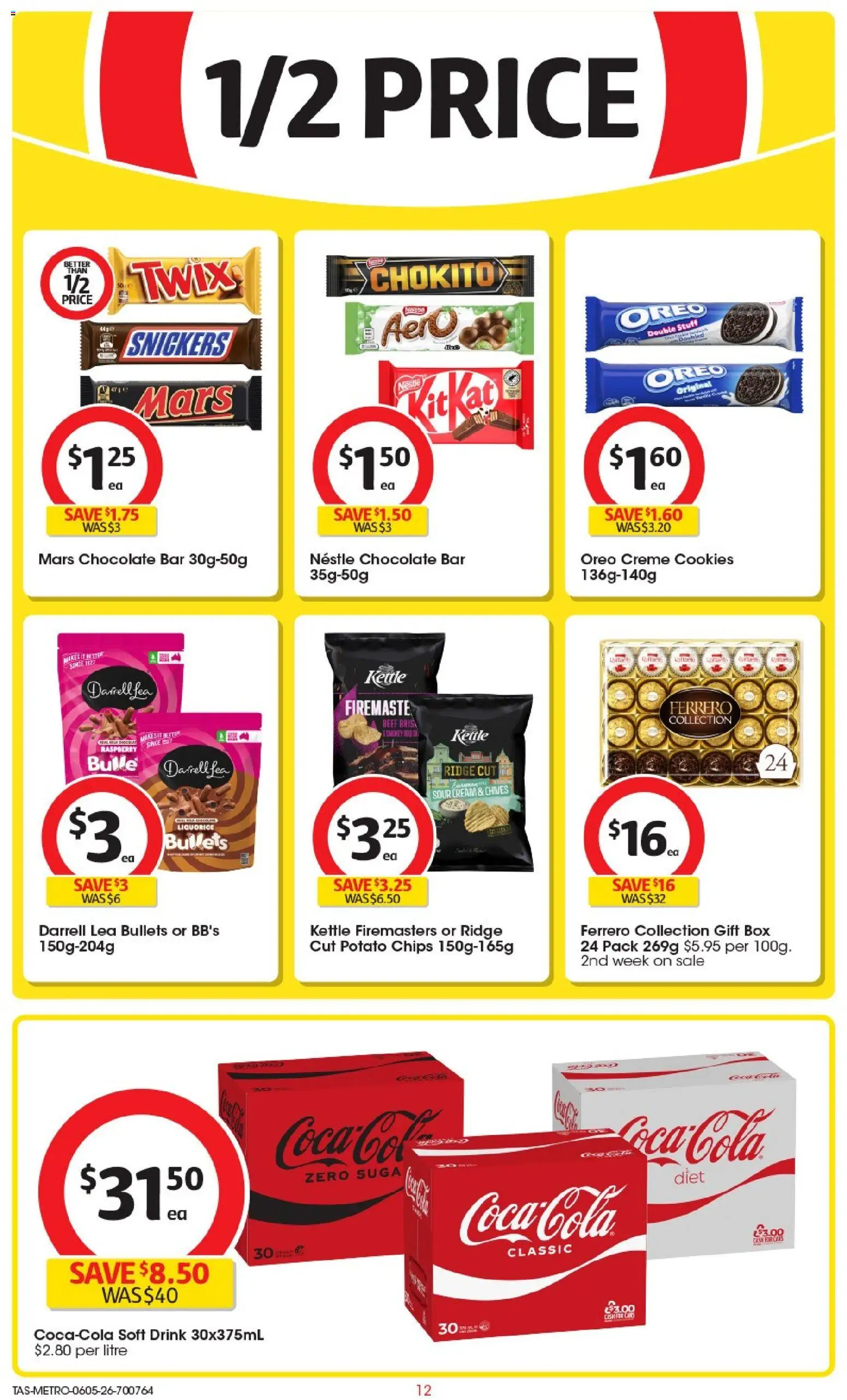 Coles catalogue - valid from 06.05.2026 | Page: 13 | Products: Coca Cola, Cream, Raspberry, Kettle