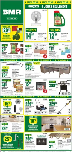 Preview of BMR weekly flyer / circulaire from shop BMR valid from 04.06.2026