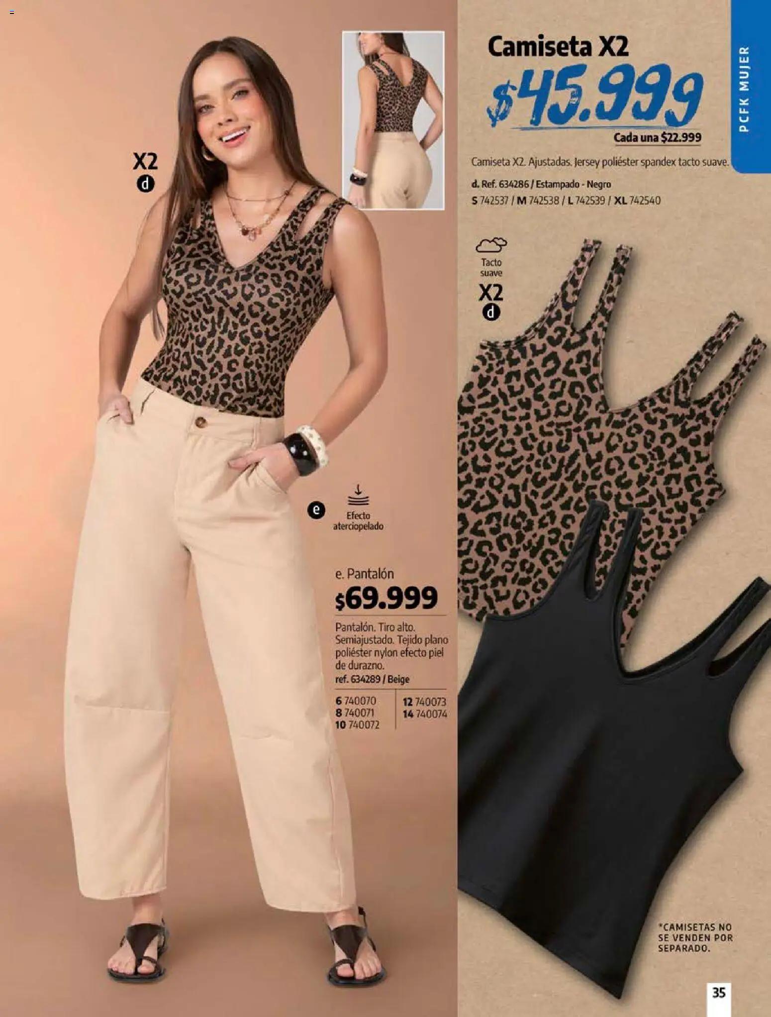 Pacifika revista - valida desde el 12/07/2026 | Página: 35 | Productos: Camiseta