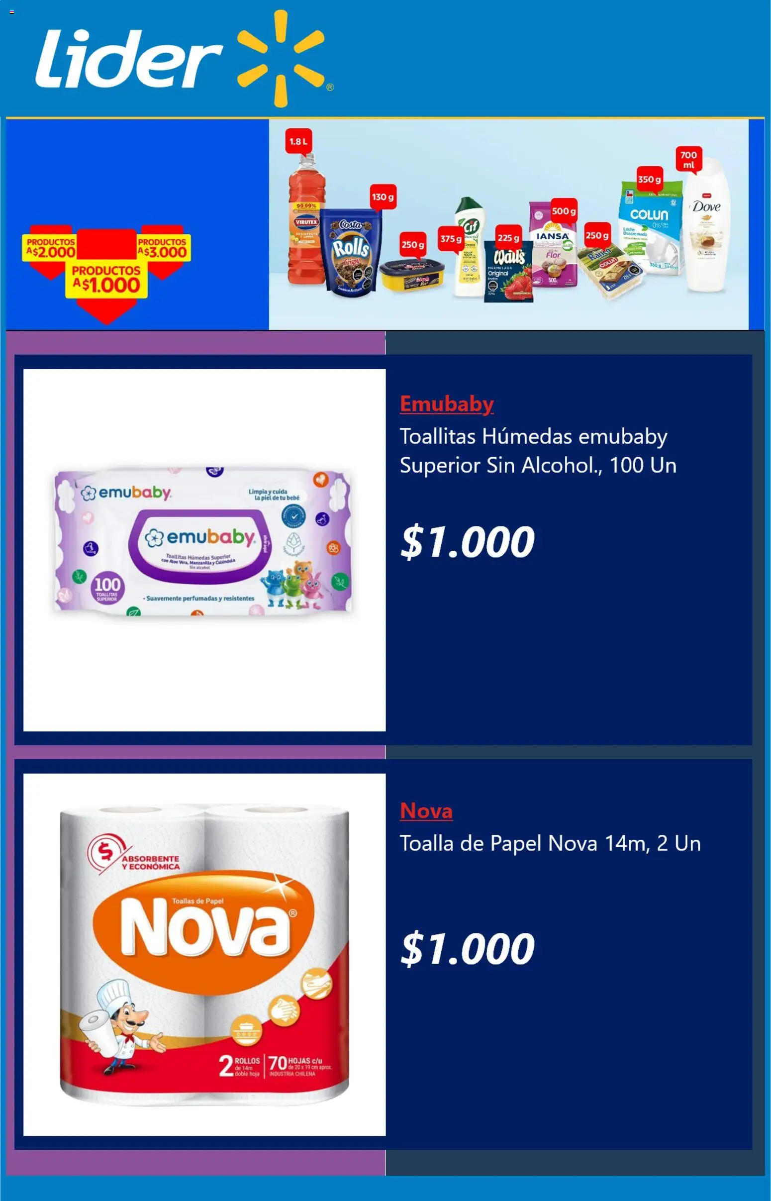 Lider Ofertas │ válido desde el 04.06.2026 | Página: 4 | Productos: Toalla, Toallas, Toallitas húmedas