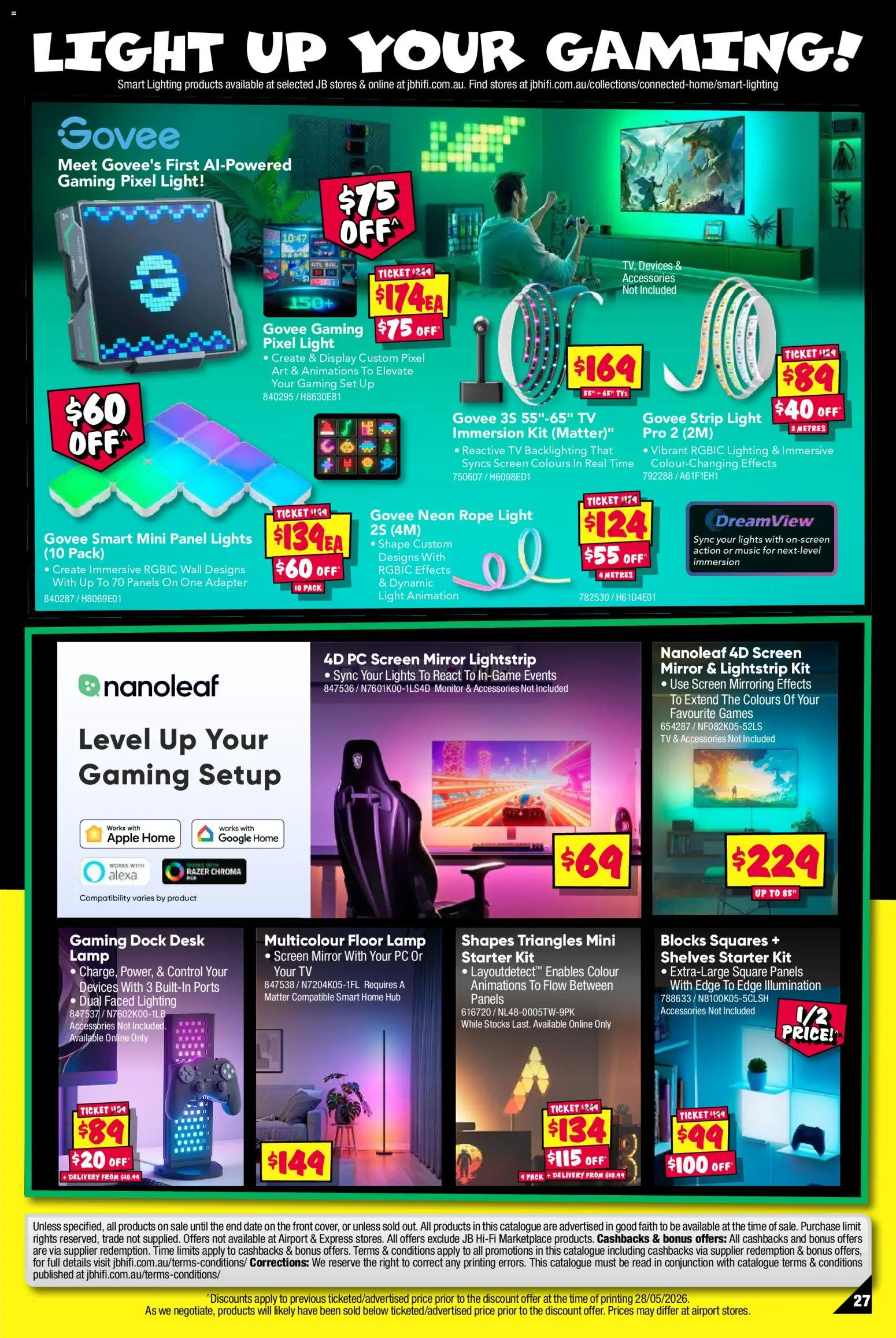 JB Hi-Fi catalogue - valid from 09.06.2026 | Page: 27 | Products: Light, Date, Monitor, Screen