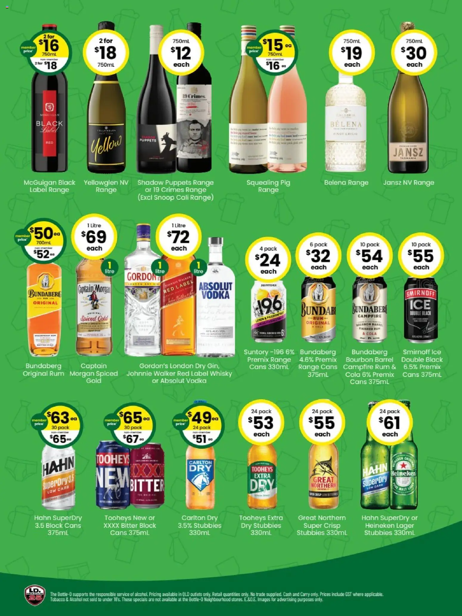 The Bottle-O catalogue - valid from 17/08/2026 | Page: 2 | Products: Heineken, Bourbon, Rum, Captain Morgan