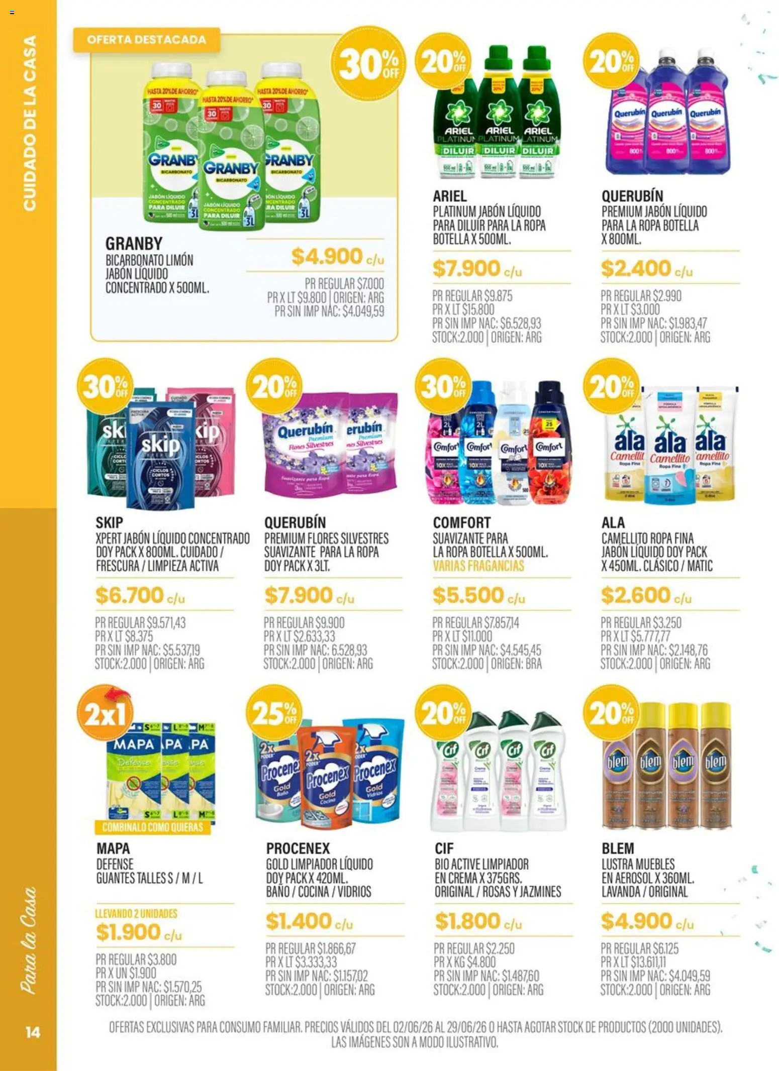 Pigmento - Golazo de ofertas │ válido desde el 02.06.2026 | Página: 14 | Productos: Baño, Jabón líquido, Limón, Crema
