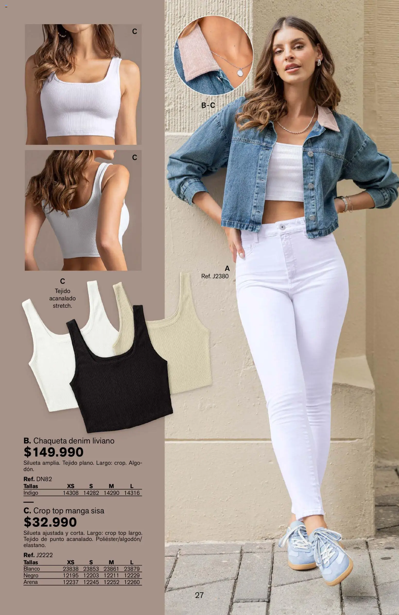 Leonisa revista - valida desde el 15/07/2026 | Página: 27 | Productos: Top, Chaqueta