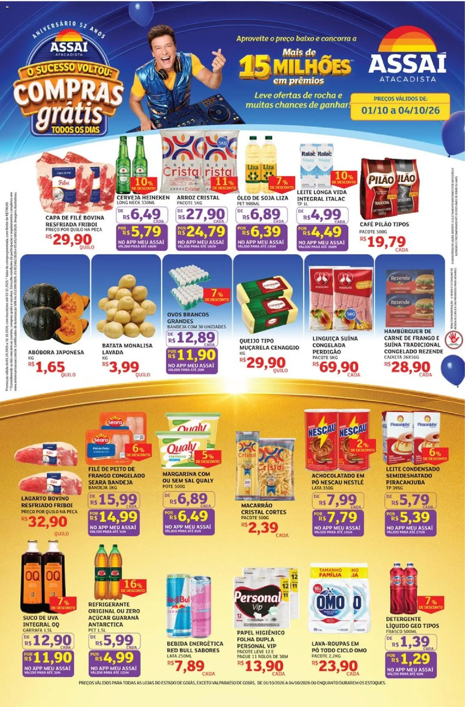 Assaí Atacadista Folheto - válido de 01/10/2026 | Página: 1