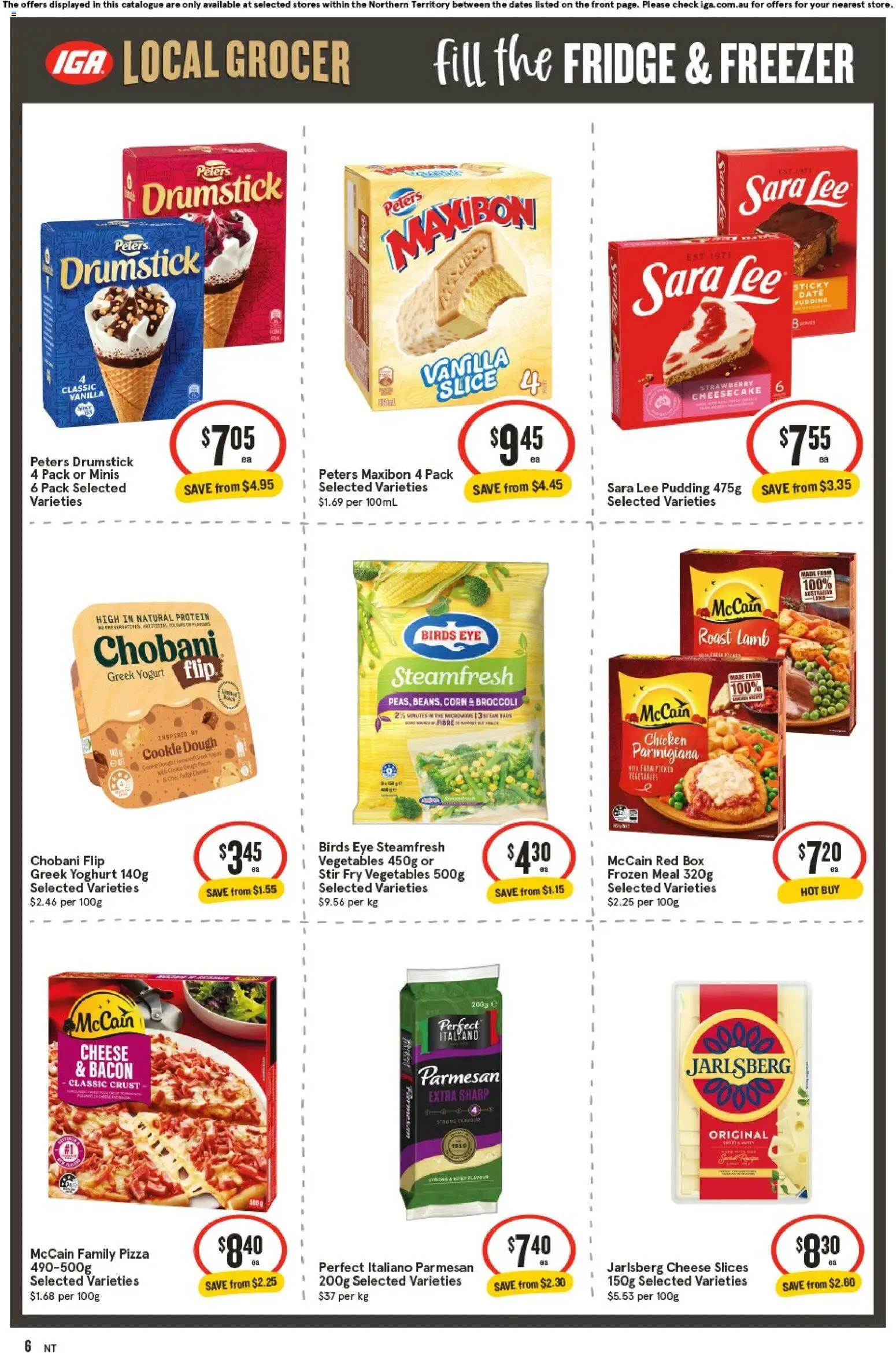 IGA catalogue - valid from 02/09/2026 | Page: 7 | Products: Yoghurt, Pizza, Date, Freezer