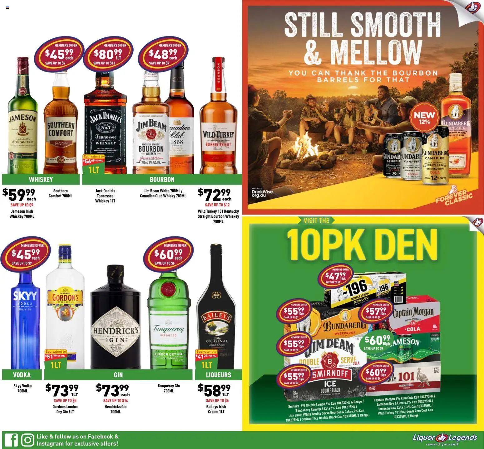 Liquor Legends catalogue - valid from 23/09/2026 | Page: 5 | Products: Turkey, Baileys, Jack Daniel’s, Jameson
