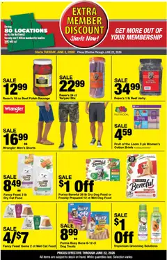 Preview of Bi-Mart weekly ads valid from 02.06.2026 | Page: 11 | Products: Dog Treats, Dog Food, Cat Food, Beef