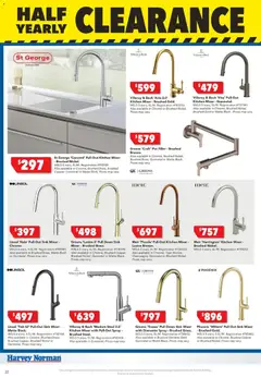 Preview of Harvey Norman catalogue Bathroom - valid from 01/07/2026 | Page: 22 | Products: Sink, Pot, Greens, Accessories