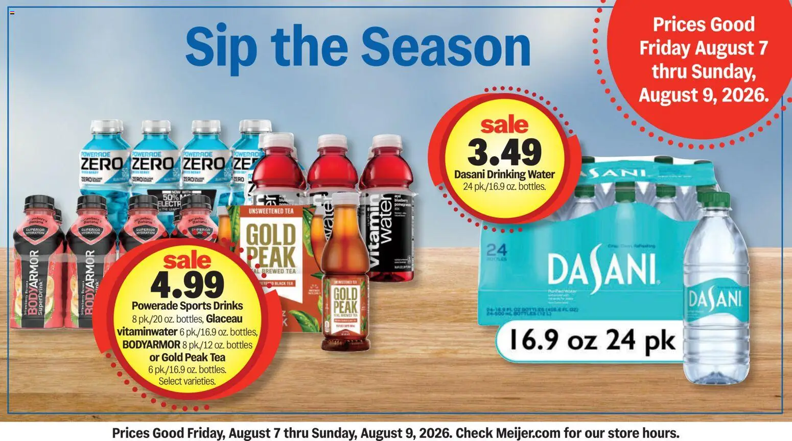 Meijer Weekly Ad - valid from 08/05/2026 | Page: 3 | Products: Honey, Ground coffee, Chocolate Chip, Greek yogurt