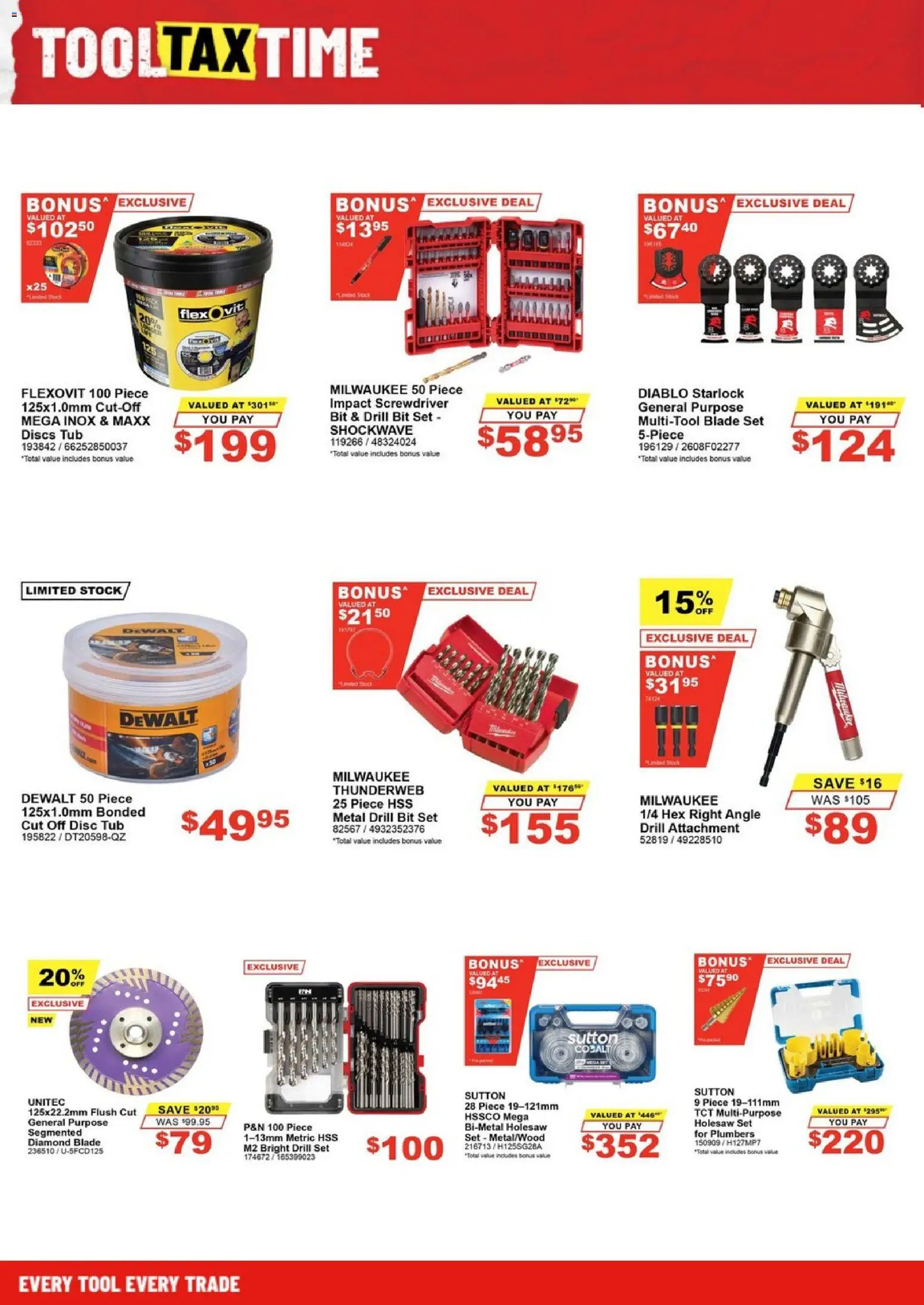 Total Tools catalogue - valid from 12.05.2026 | Page: 10 | Products: Diamond, Multipurpose