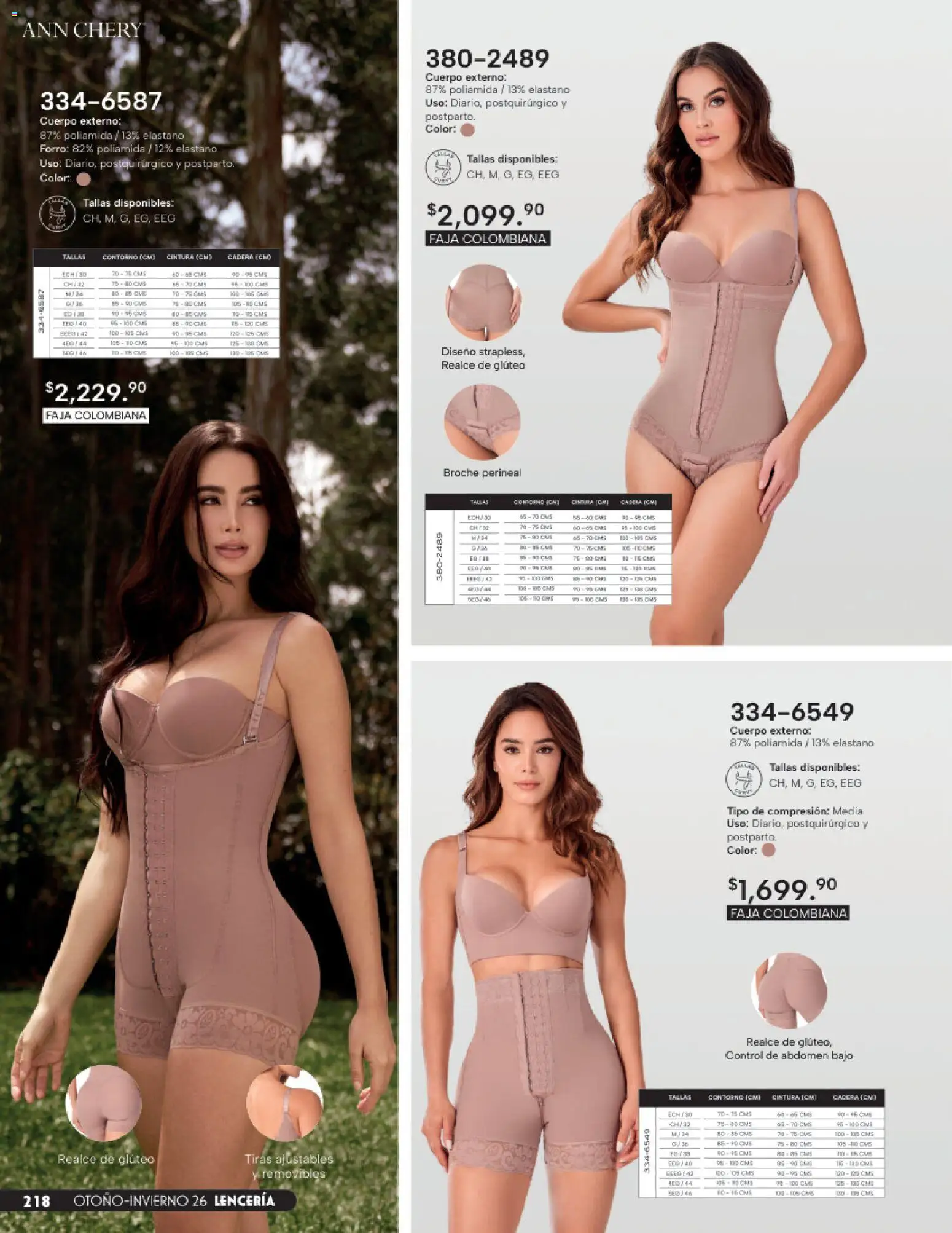 Nuevas ofertas de Andrea válidas en toda la República Mexicana desde el 23/08/2026. ¡Encuentra las mejores ofertas en Andrea catálogo Lencería & vestir interior! | Página: 78 | Productos: Contorno, Lenceria, Faja