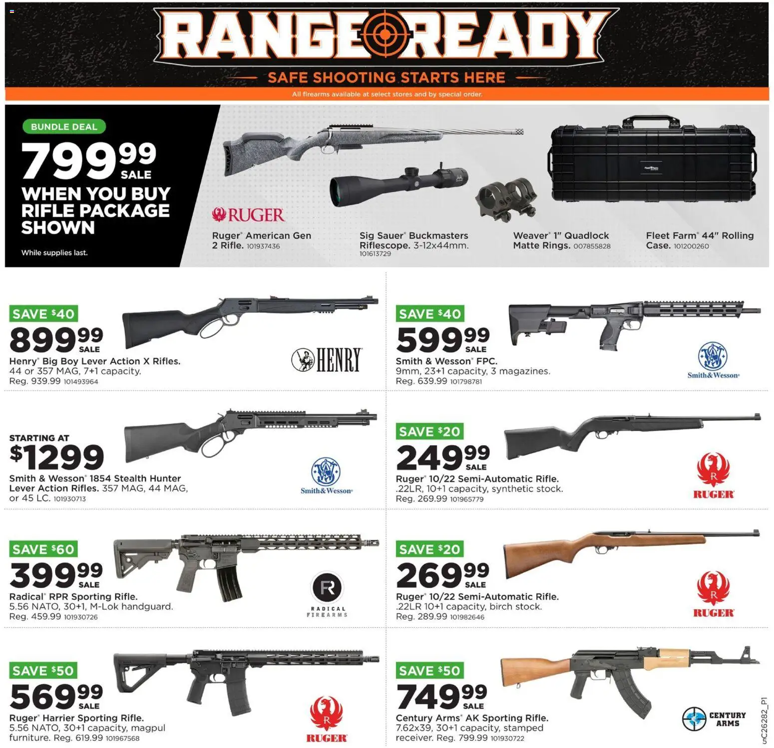Mills Fleet Farm Weekly Ad - valid from 07/06/2026 | Page: 5 | Products: Safe, Rifle