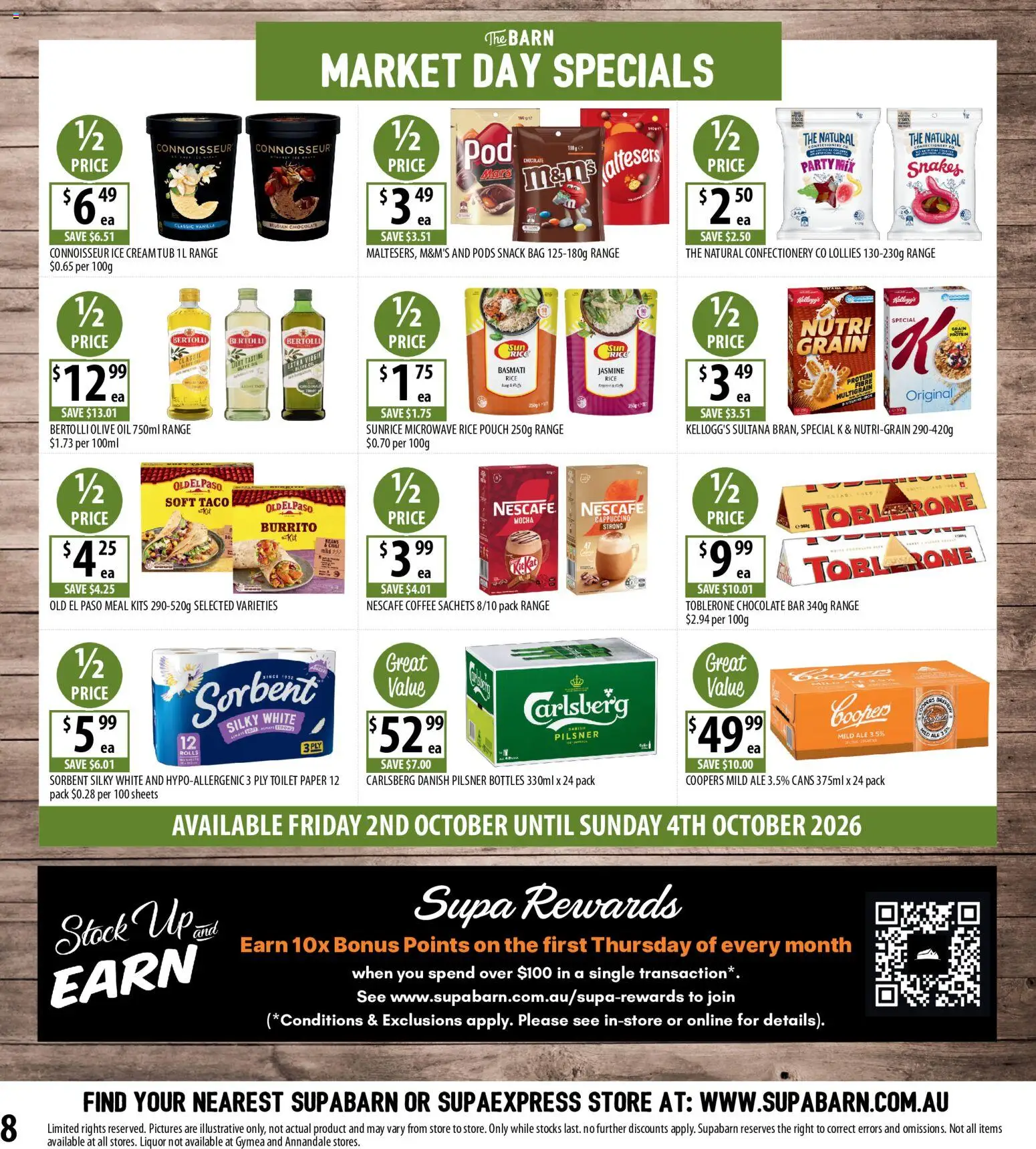 Supabarn catalogue - valid from 30/09/2026 | Page: 8 | Products: Light, Kits, Oil, Beans