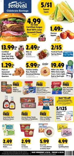 Preview of Festival Foods weekly ads valid from 06/24/2026